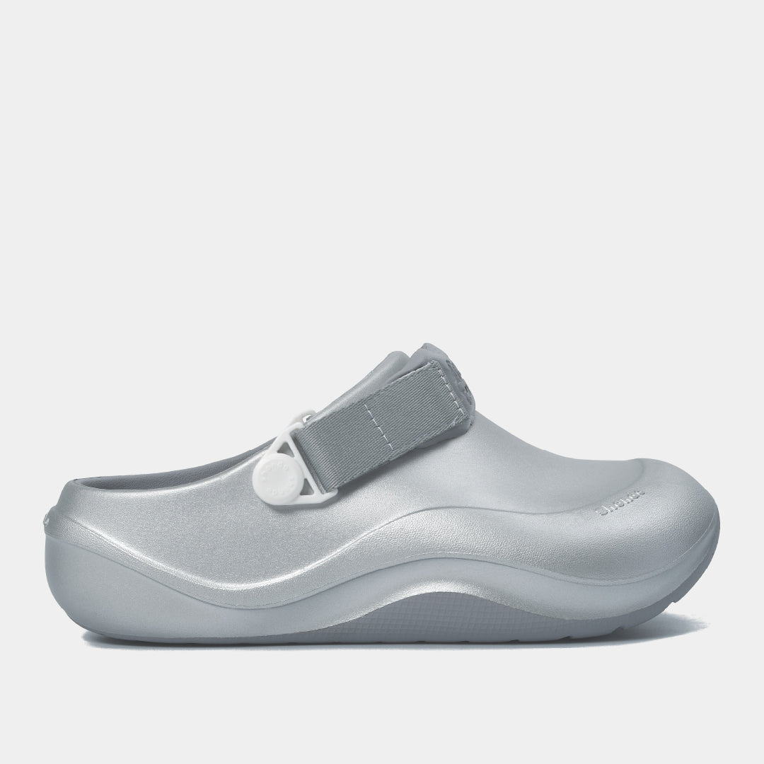 Clog nhựa đúc nữ Suke metallic