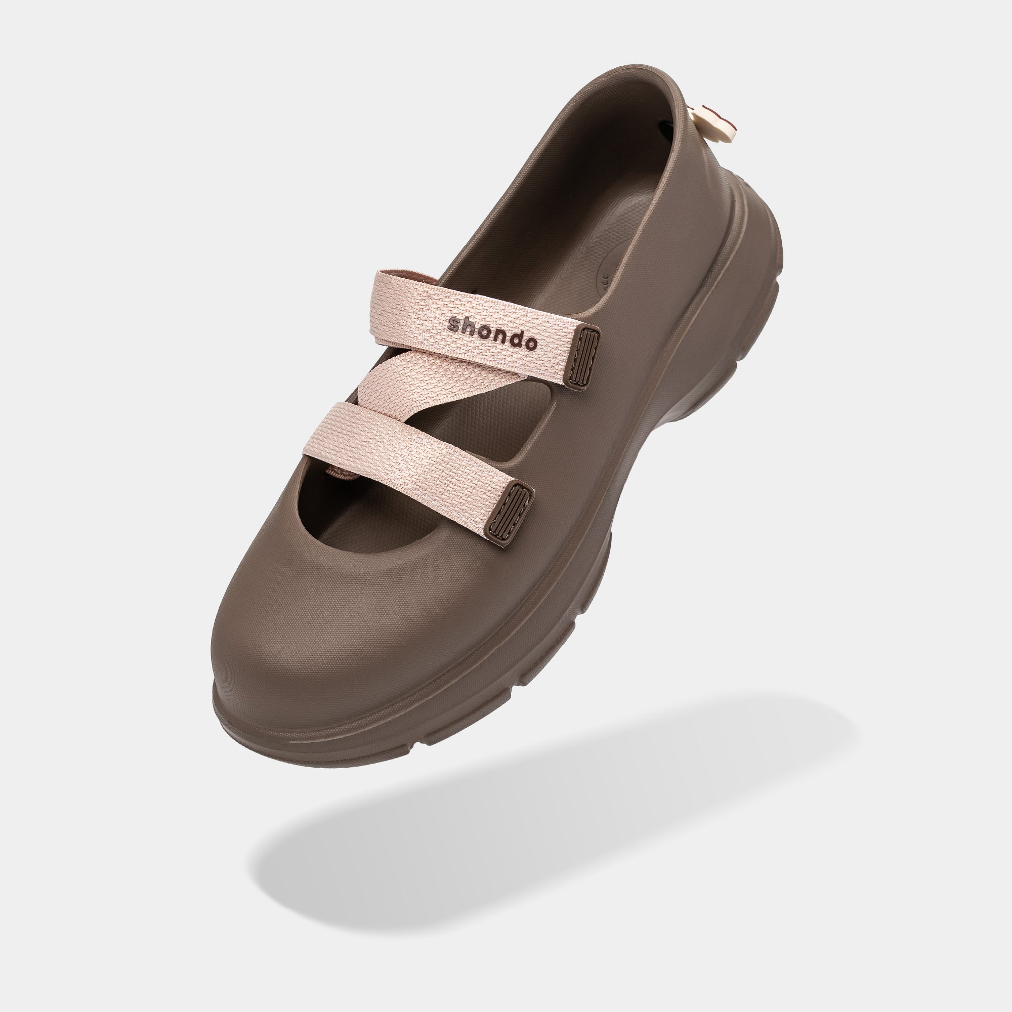 Giày Ballet Sneaker Nữ Shondo Dreamie Màu Nâu Hồng