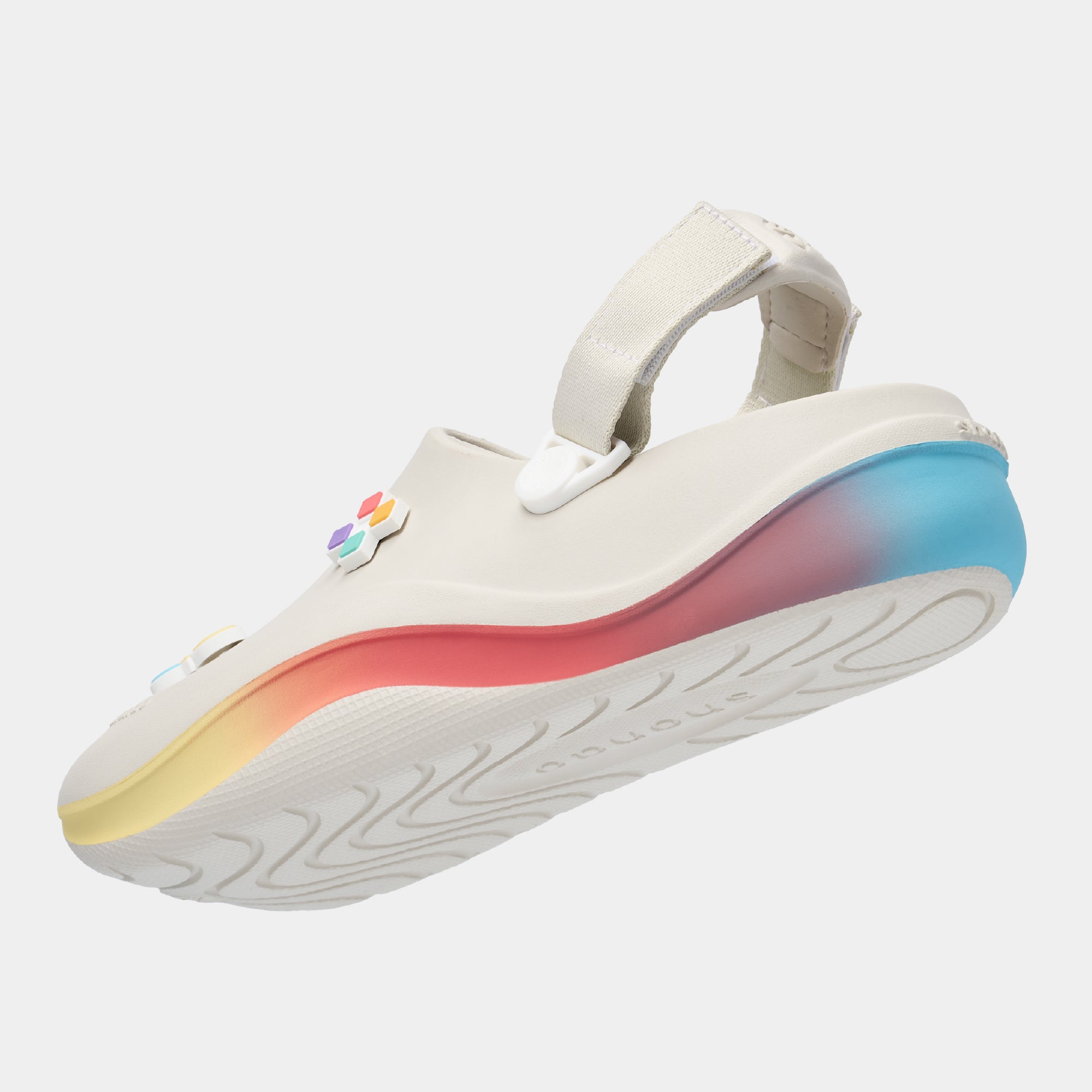 Clog Suke PRIDE unisex trắng kem