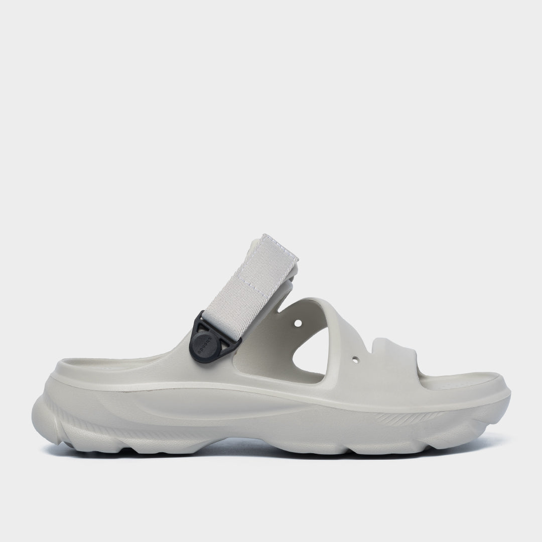 Sandal FX nhựa đúc đi mưa xám rêu