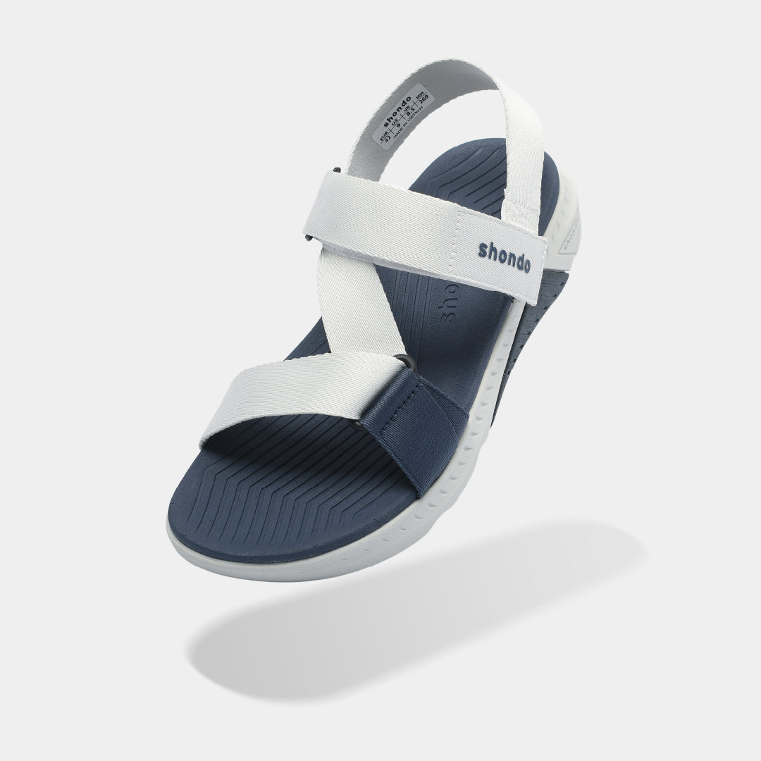 Sandal nam nữ F7R xám rêu xanh dương