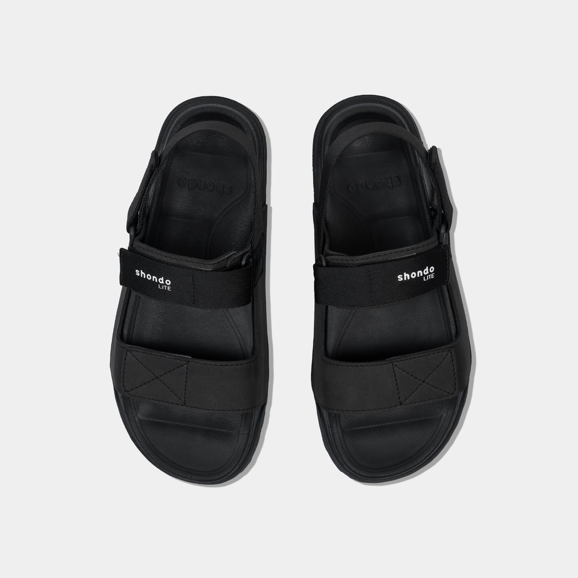 Sandal Platy 4 Lite quai ngang unisex đen