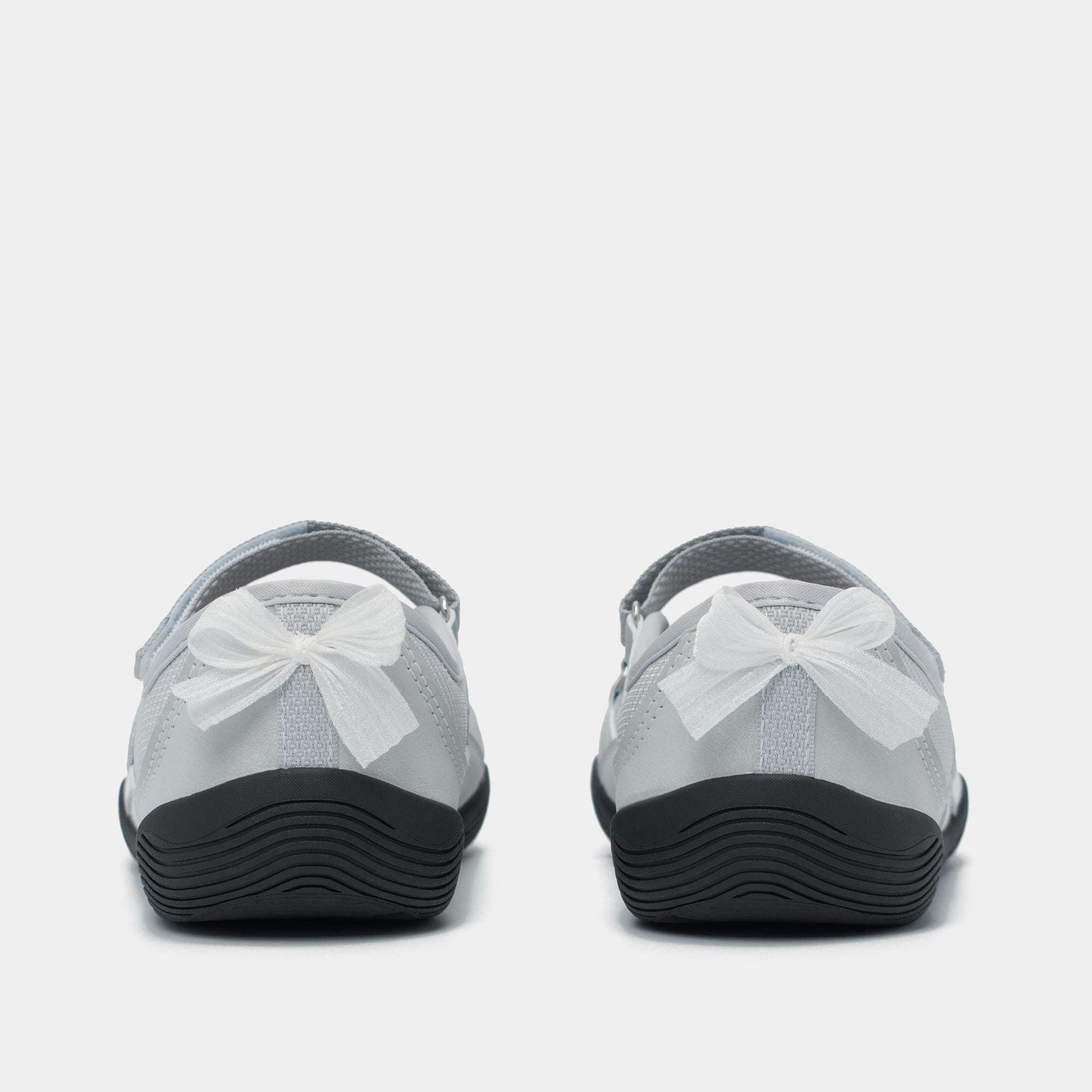 Giày Sneaker ballet Minie nơ nữ xám xanh