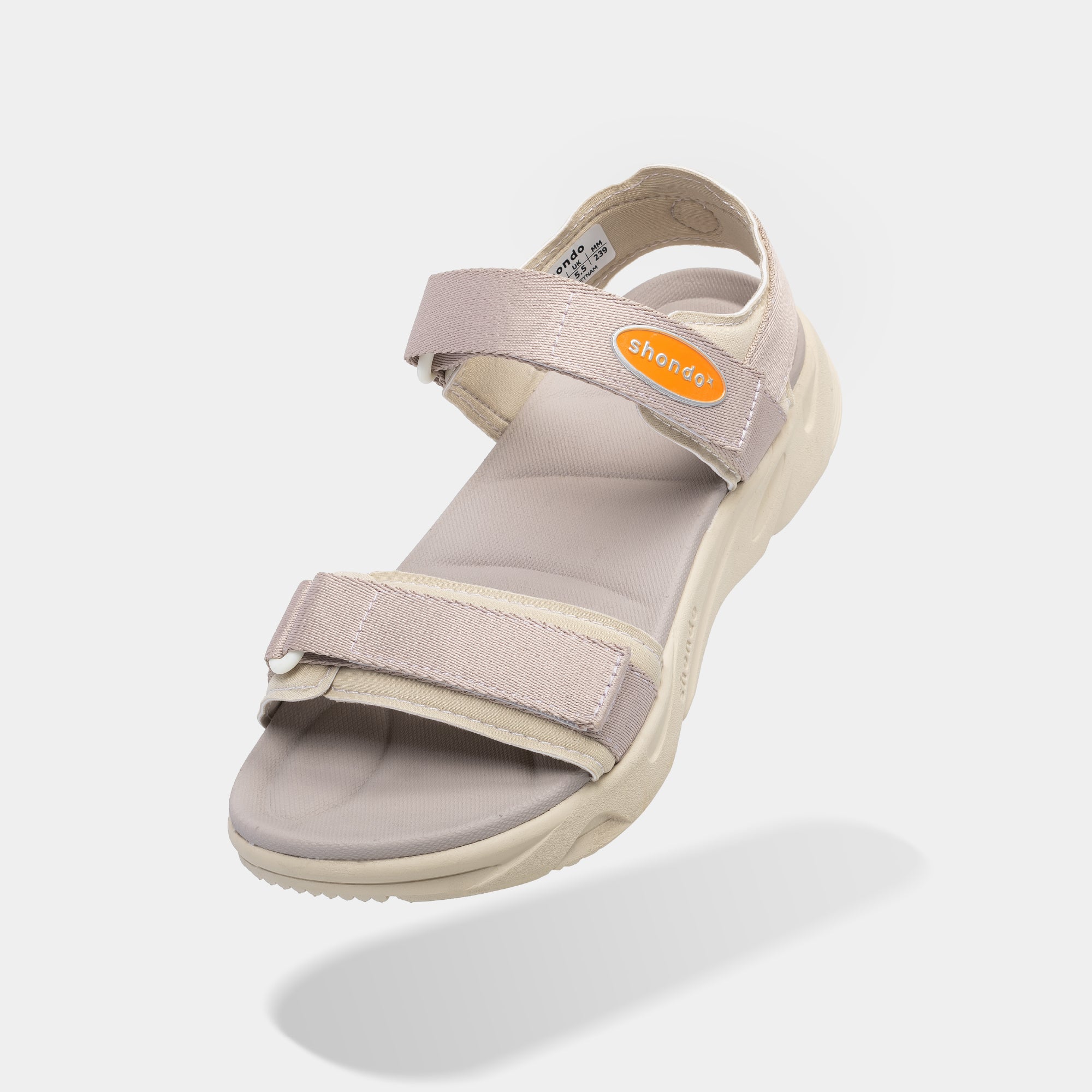 Sandal F8M nữ nâu be