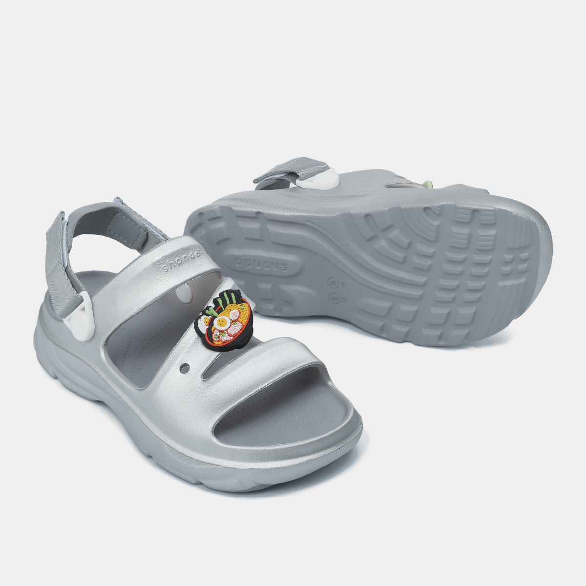 Sandal FX nữ nhựa đúc metallic