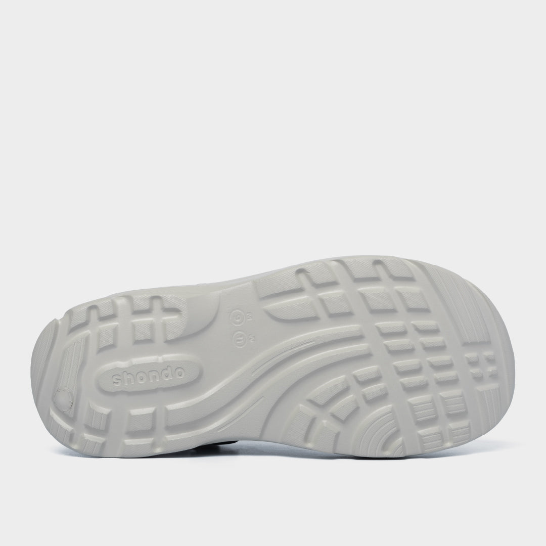 Sandal FX nhựa đúc đi mưa xám rêu