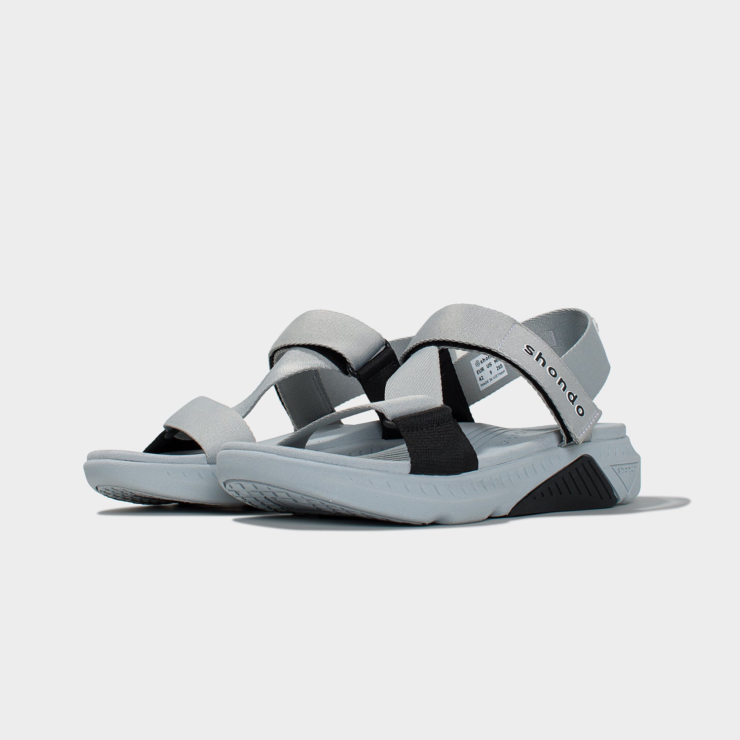 Sandals F7 racing xám phối đen