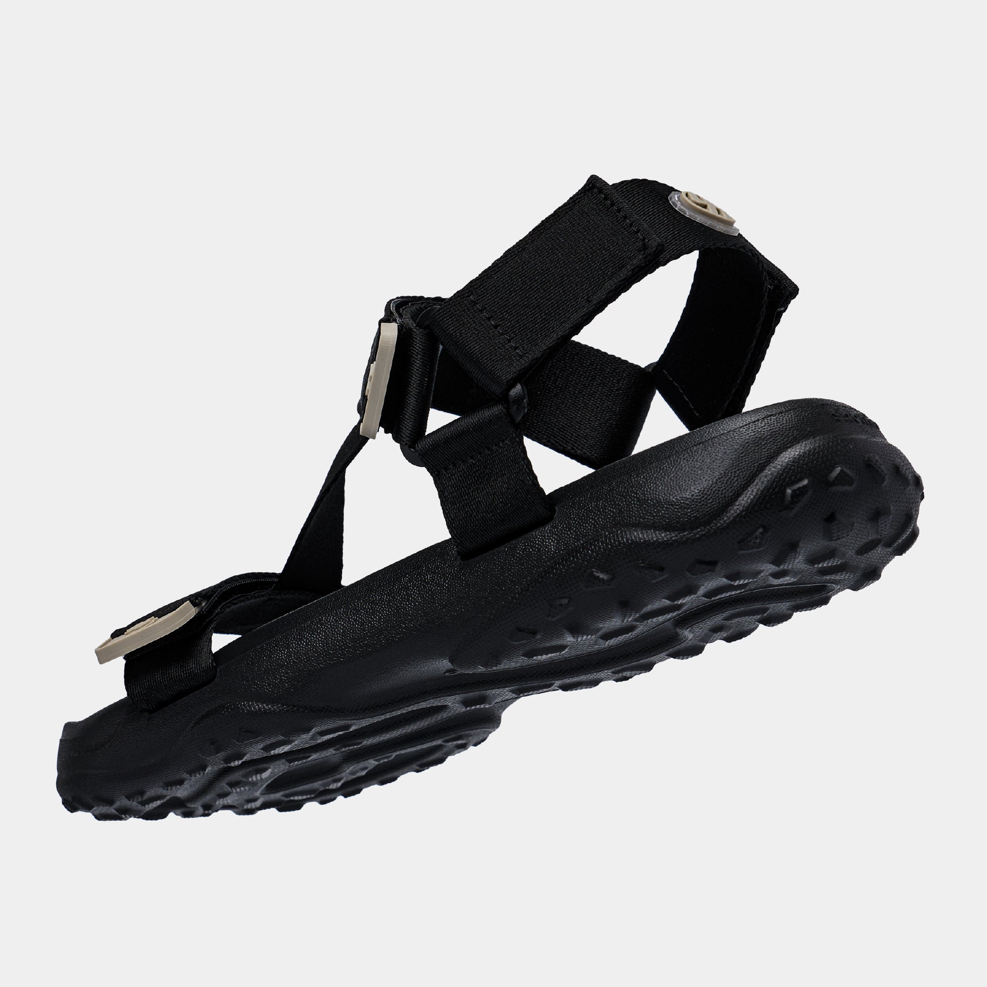 Sandal F11 quai chéo unisex đen