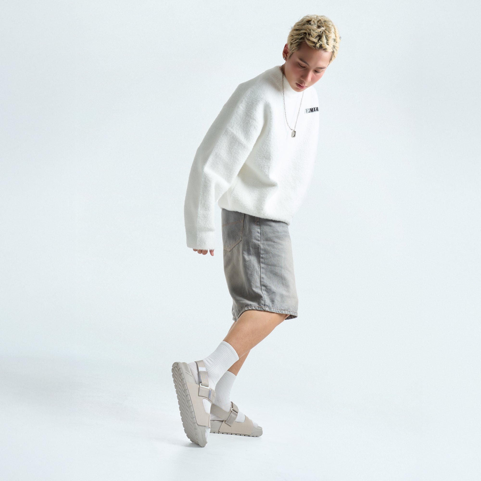 Sandal Platy 4 Lite quai ngang unisex xám