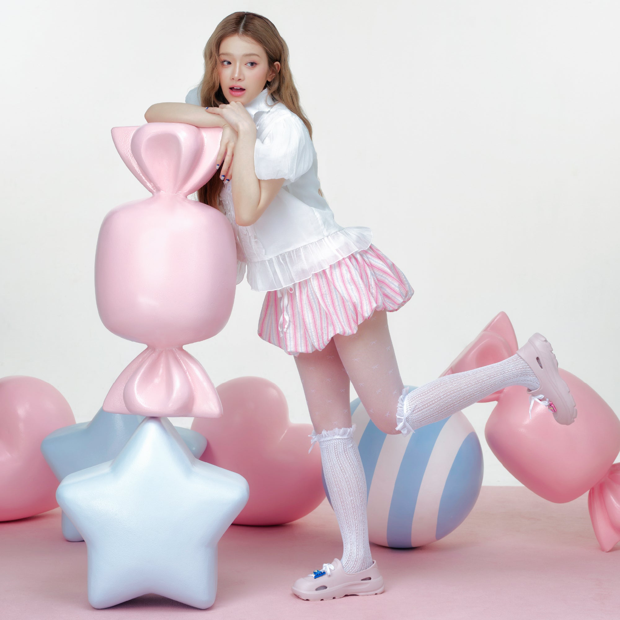 Giày Sneaker Shondo EZI Limax Nữ Màu Hồng