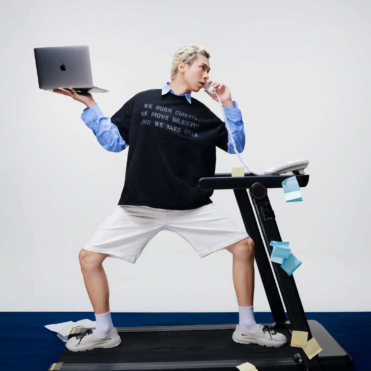 Giày Sneaker EZI Limax unisex xám