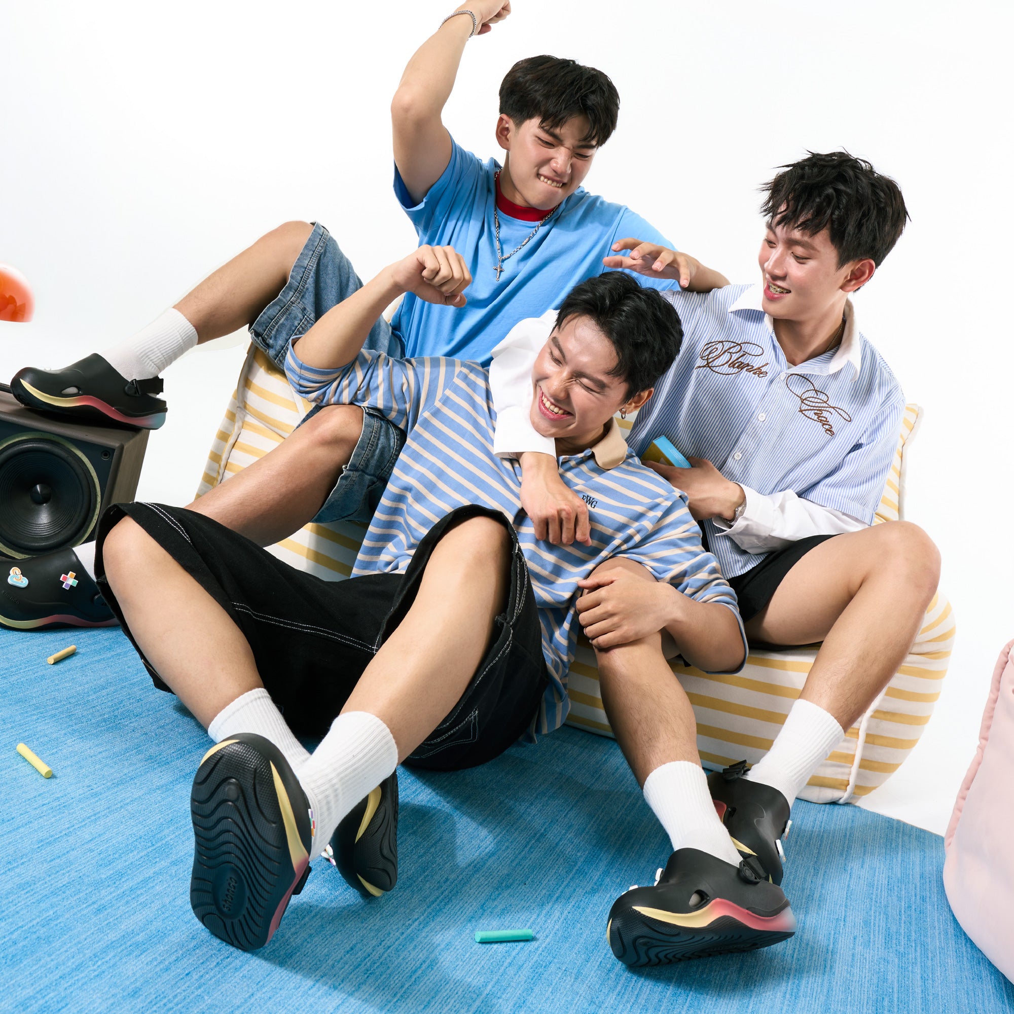 Clog Suke PRIDE unisex đen