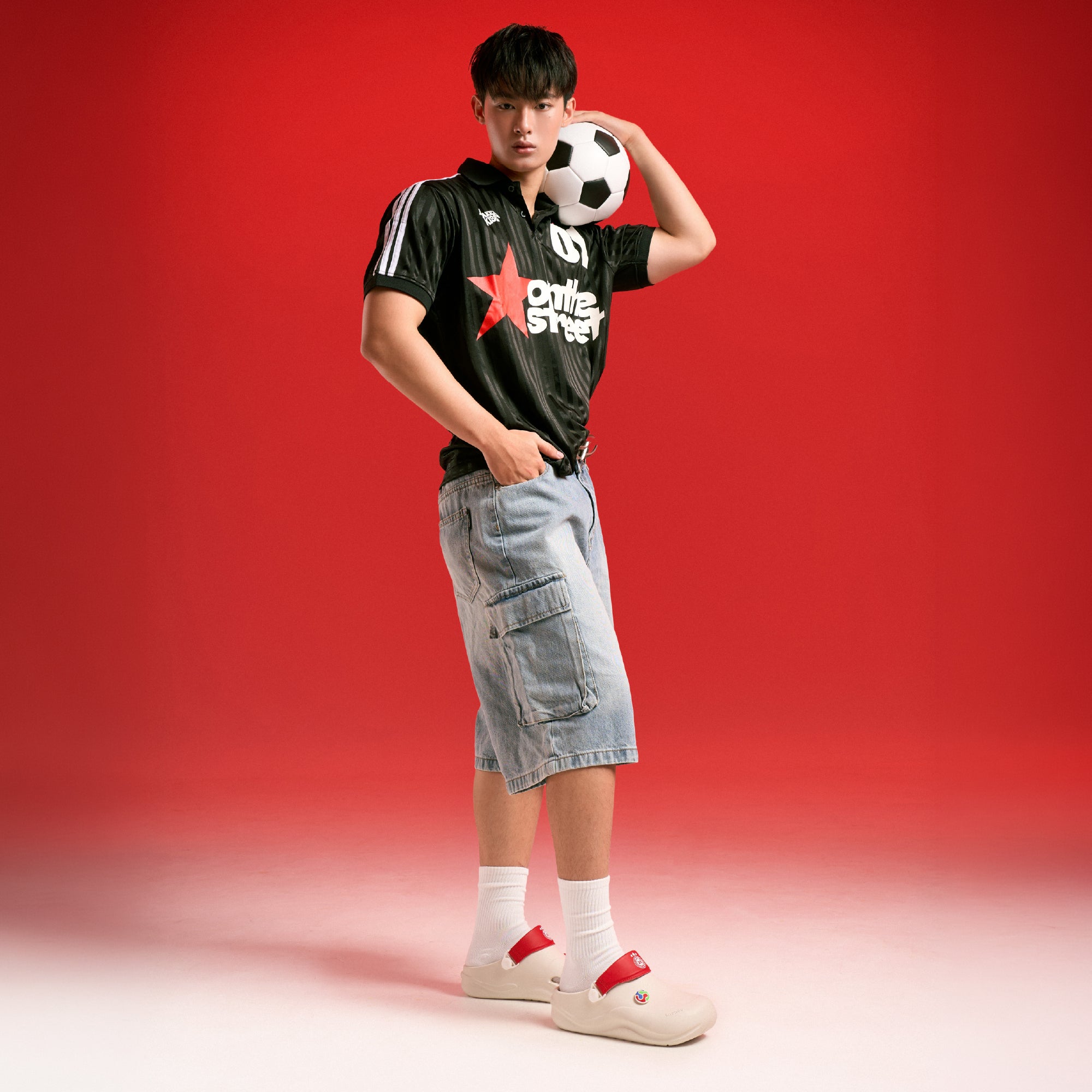 Clog Suke CHAMPION 26 nam trắng