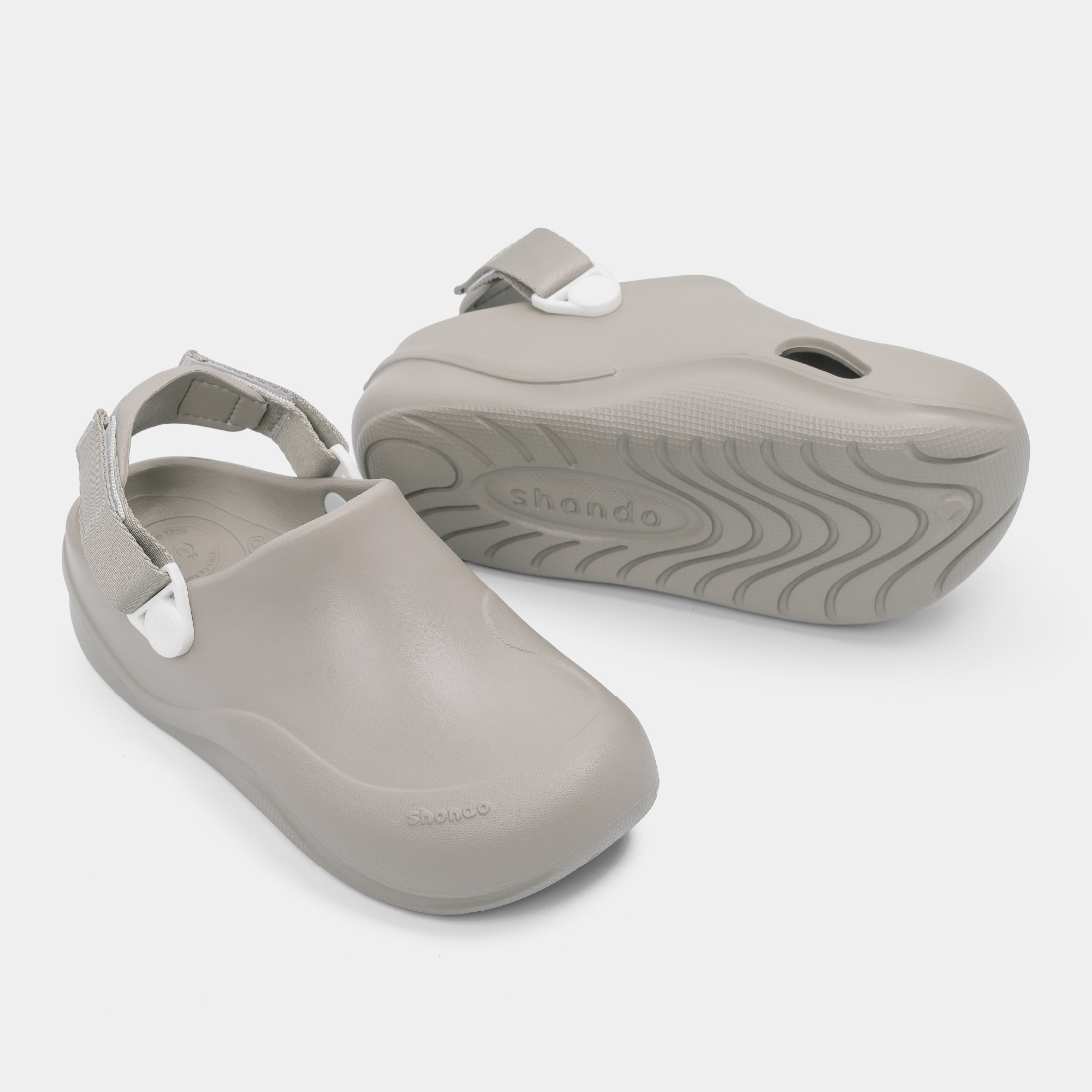 Clog Suke unisex nâu nhạt