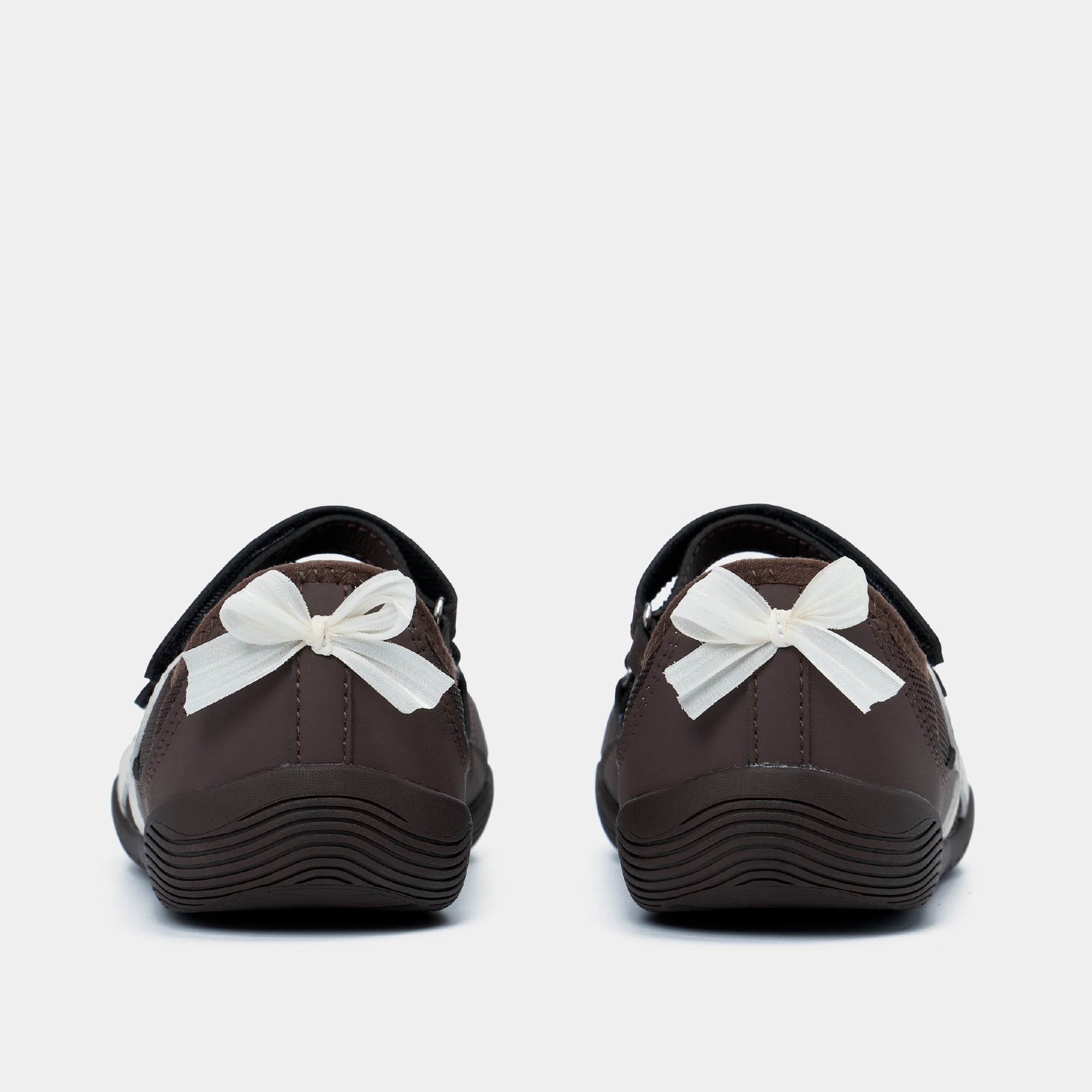 Giày Sneaker Ballet Minie Phối Nơ Nữ Nâu