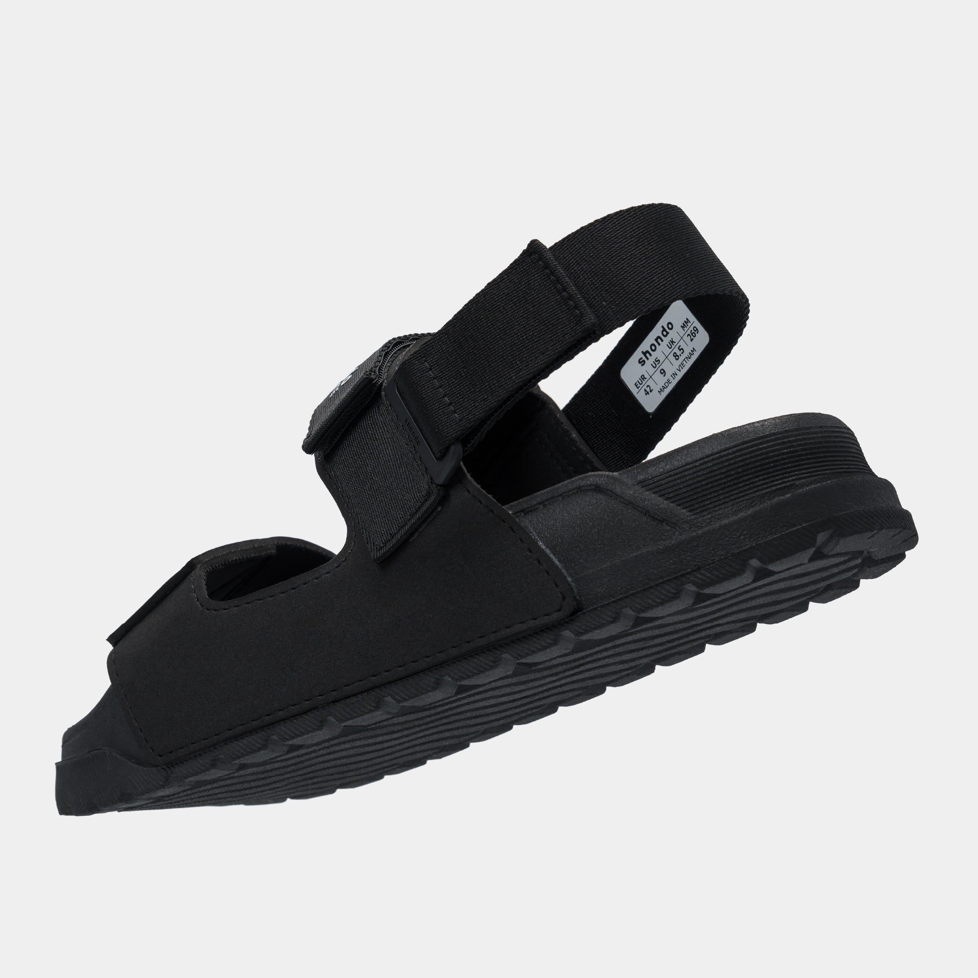 Sandal Platy 4 Lite quai ngang unisex đen