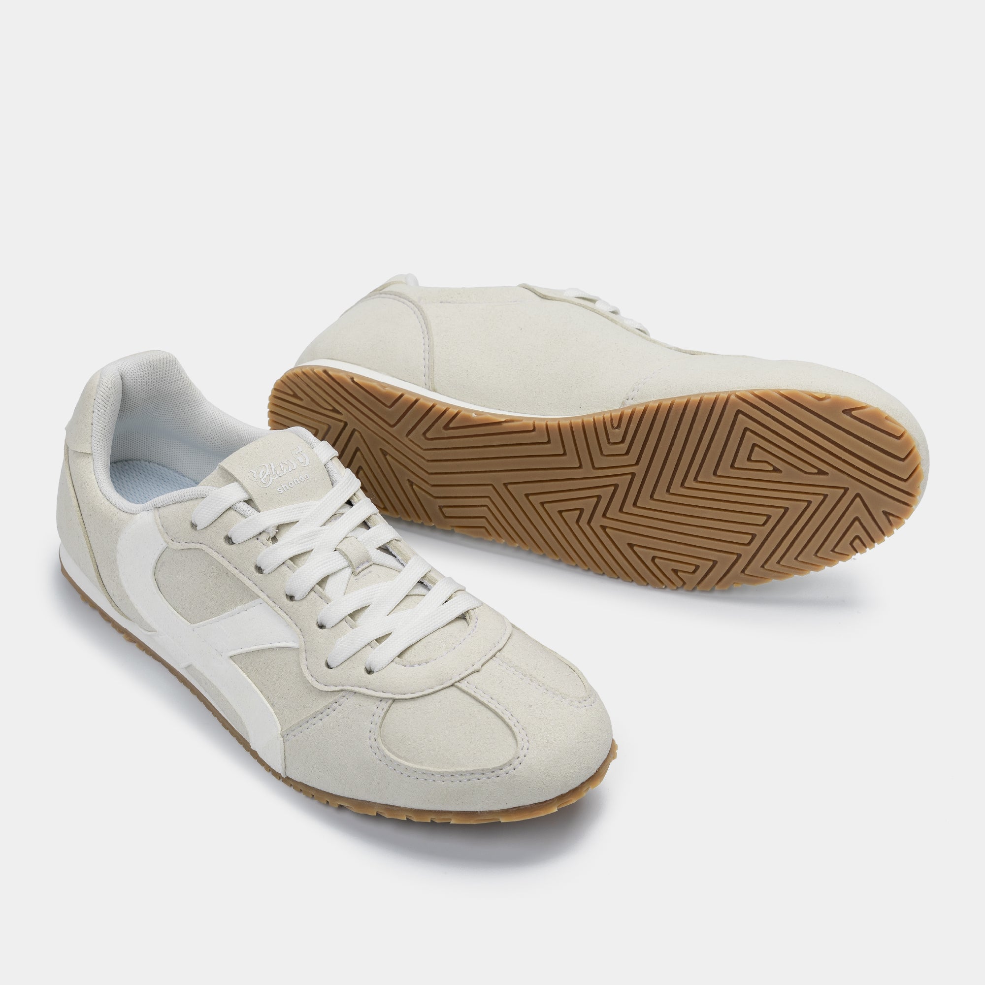 Giày sneaker đế thấp nam nữ Class 5 xám