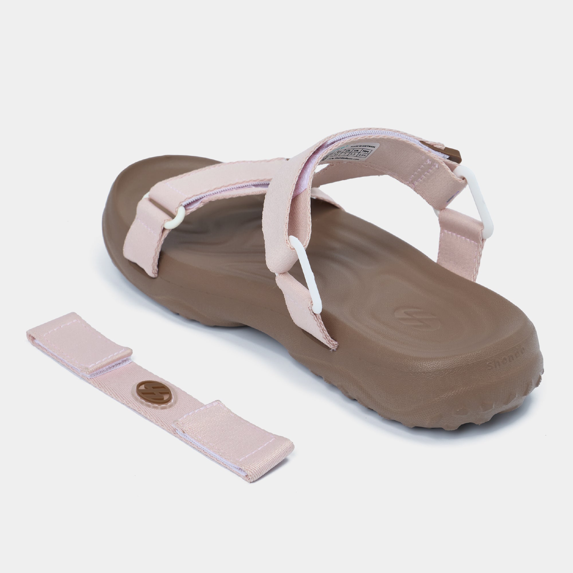 Sandal F11 quai chéo nữ hồng