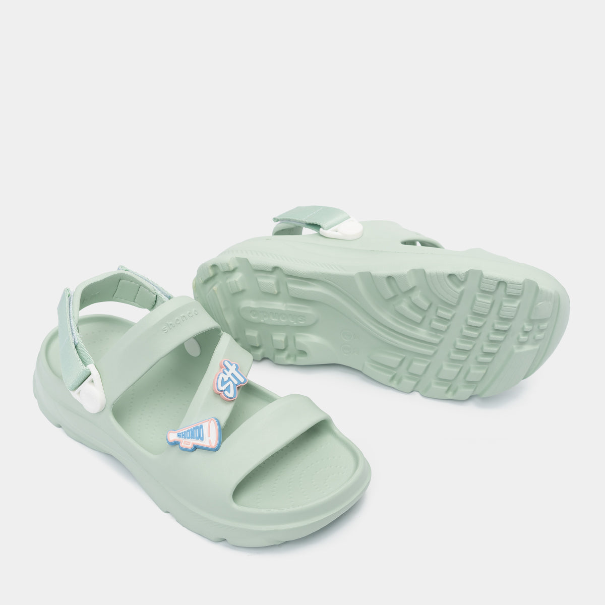 Sandal FX nữ nhựa đúc xanh mint