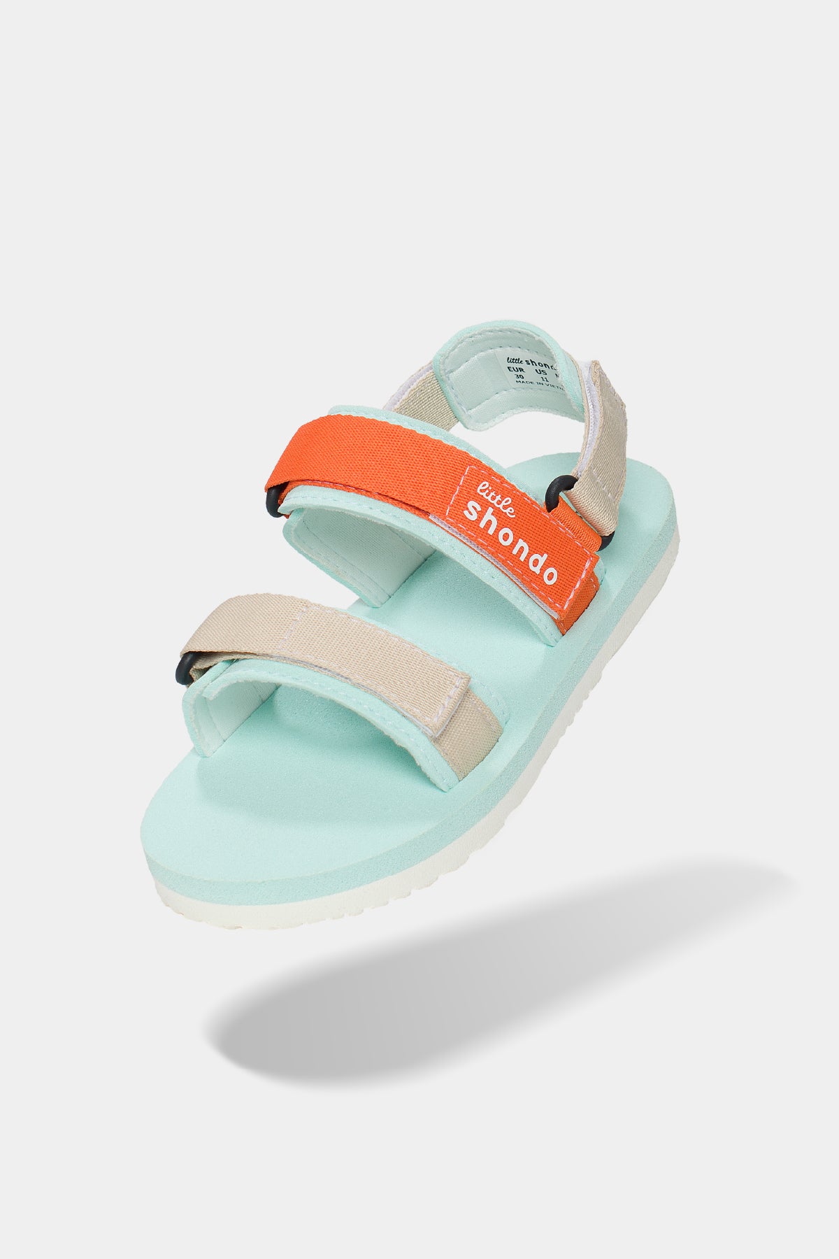 Sandals Little trắng xanh hồng