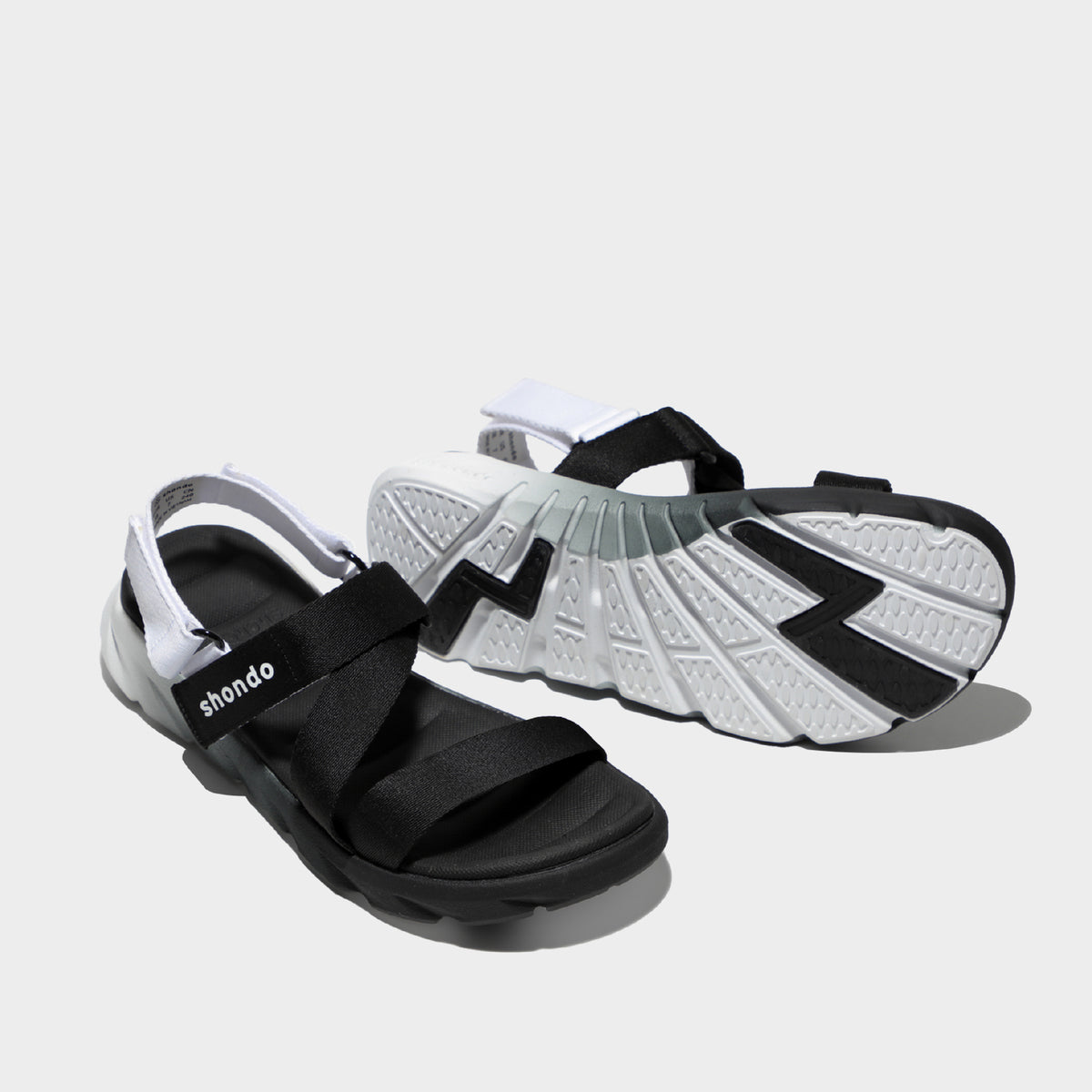 Sandal F6 Sport Ombre Đen Trắng