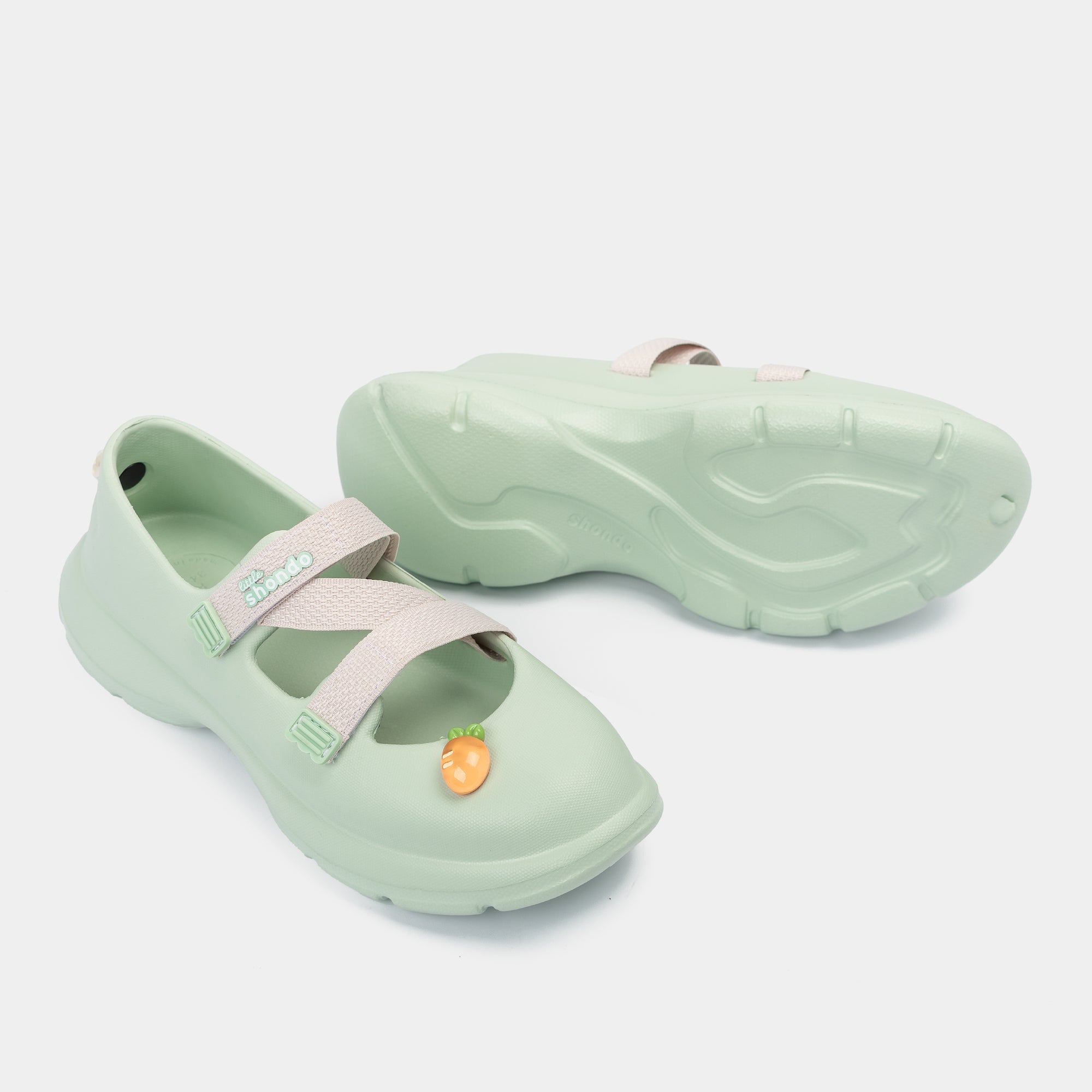Giày ballet sneaker bé gái Little Dreamie xanh ngọc
