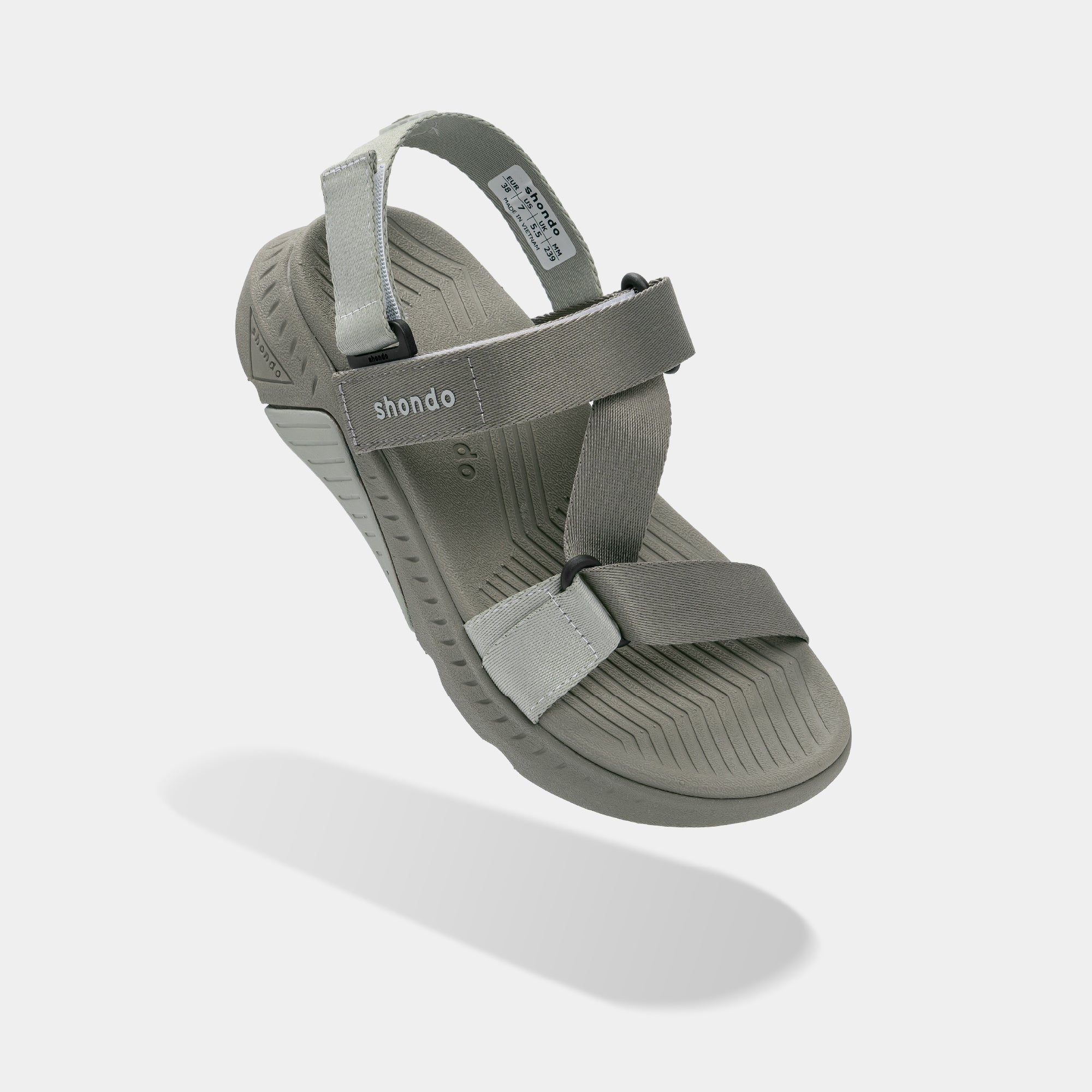 Sandal F7R quai chéo unisex rêu