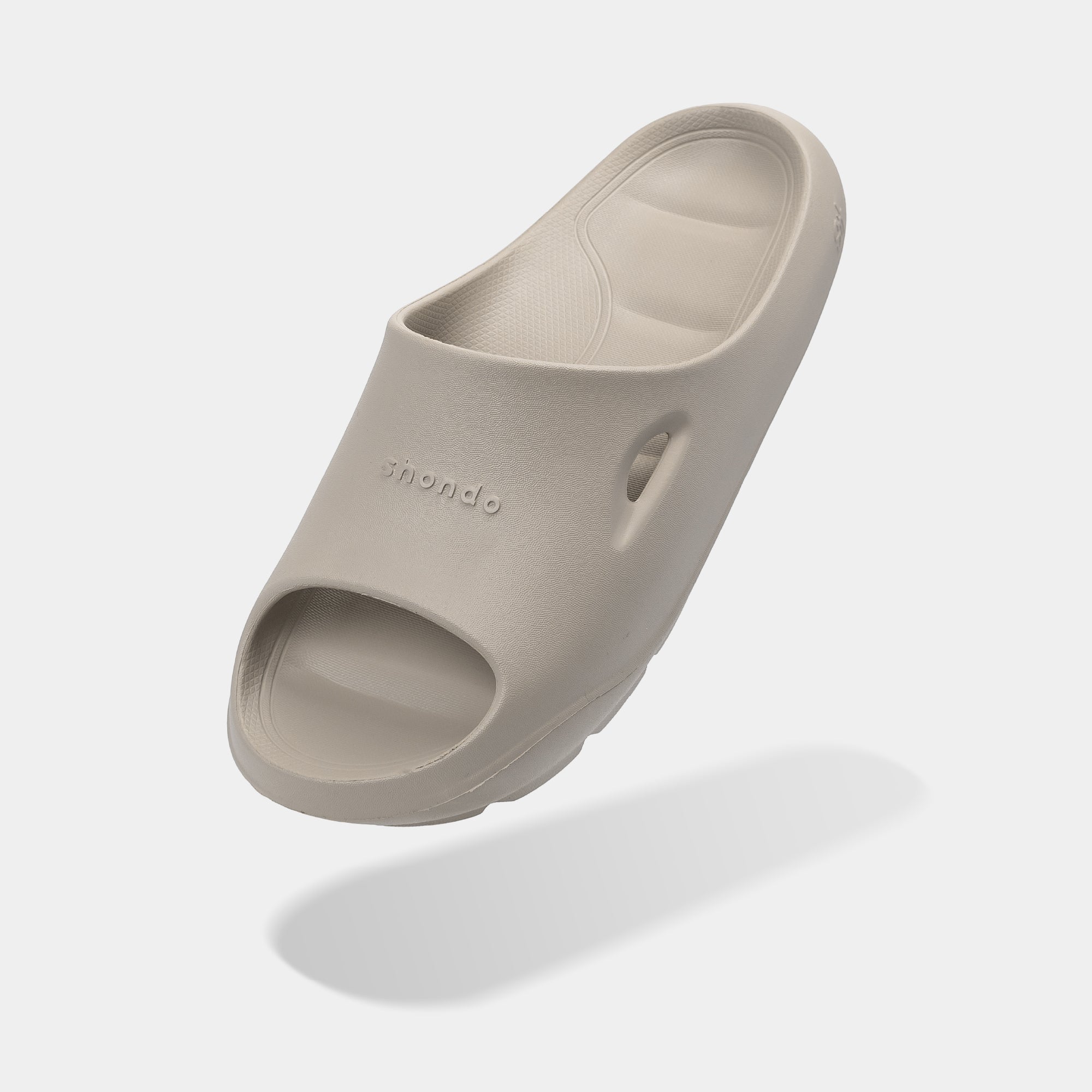 Dép bánh mì nhựa đúc Trendy 6 unisex nâu nhạt