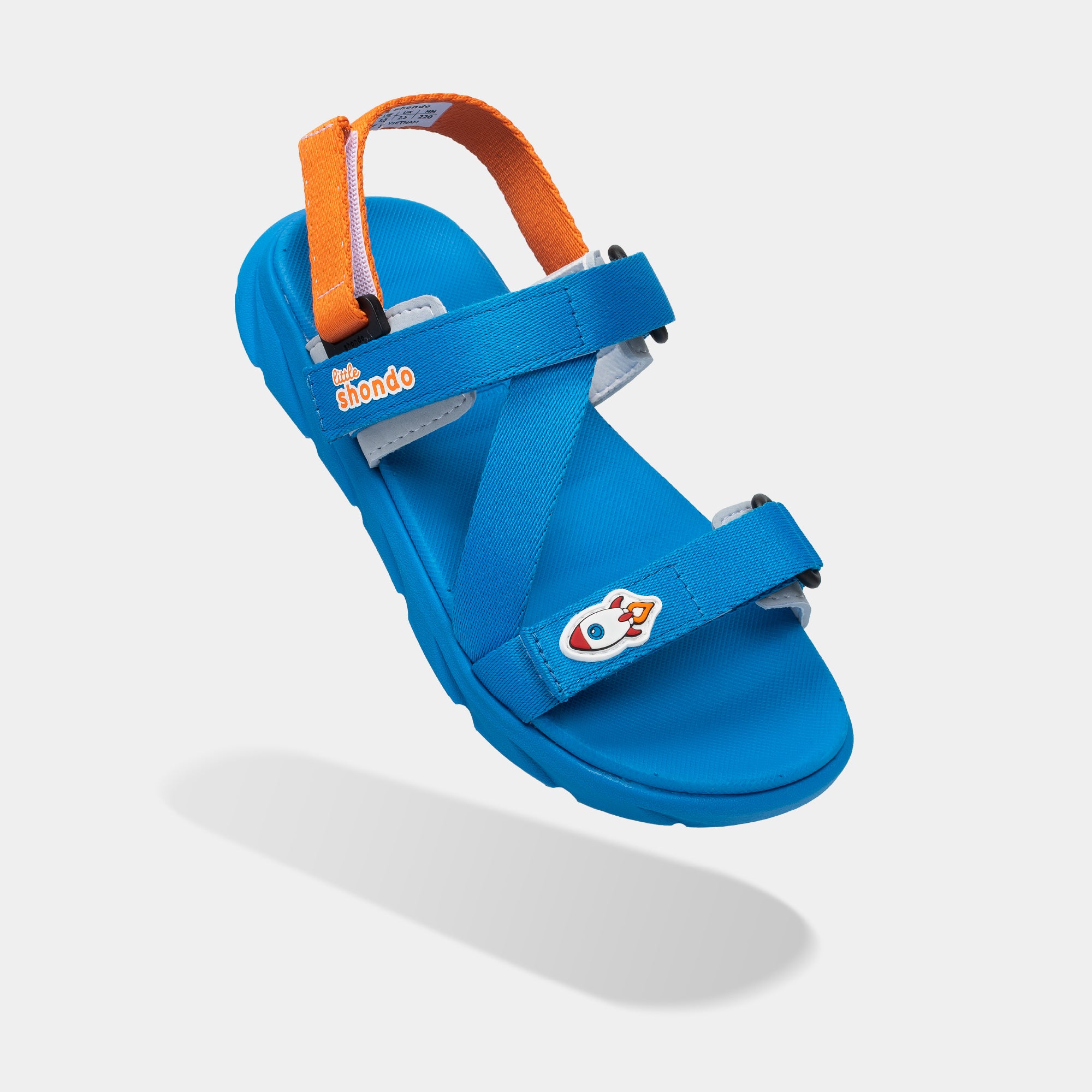 Sandal bé trai Little 6 xanh dương