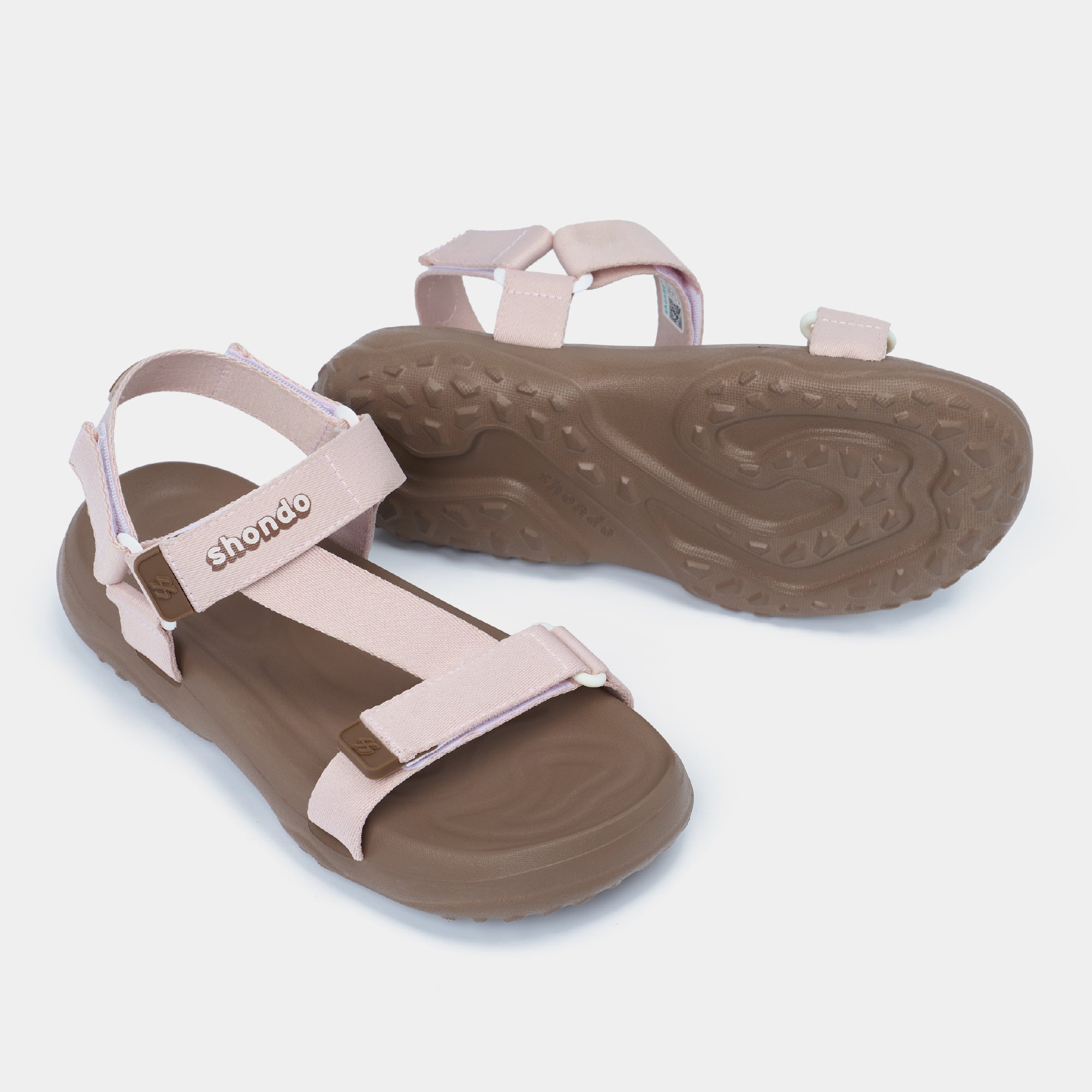 Sandal F11 quai chéo nữ hồng