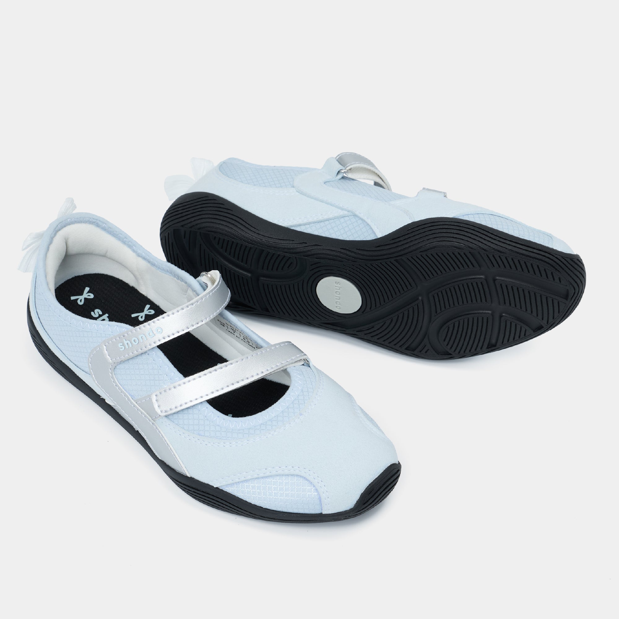 Giày Sneaker Ballet Minie Phối Nơ Nữ Xanh Dương