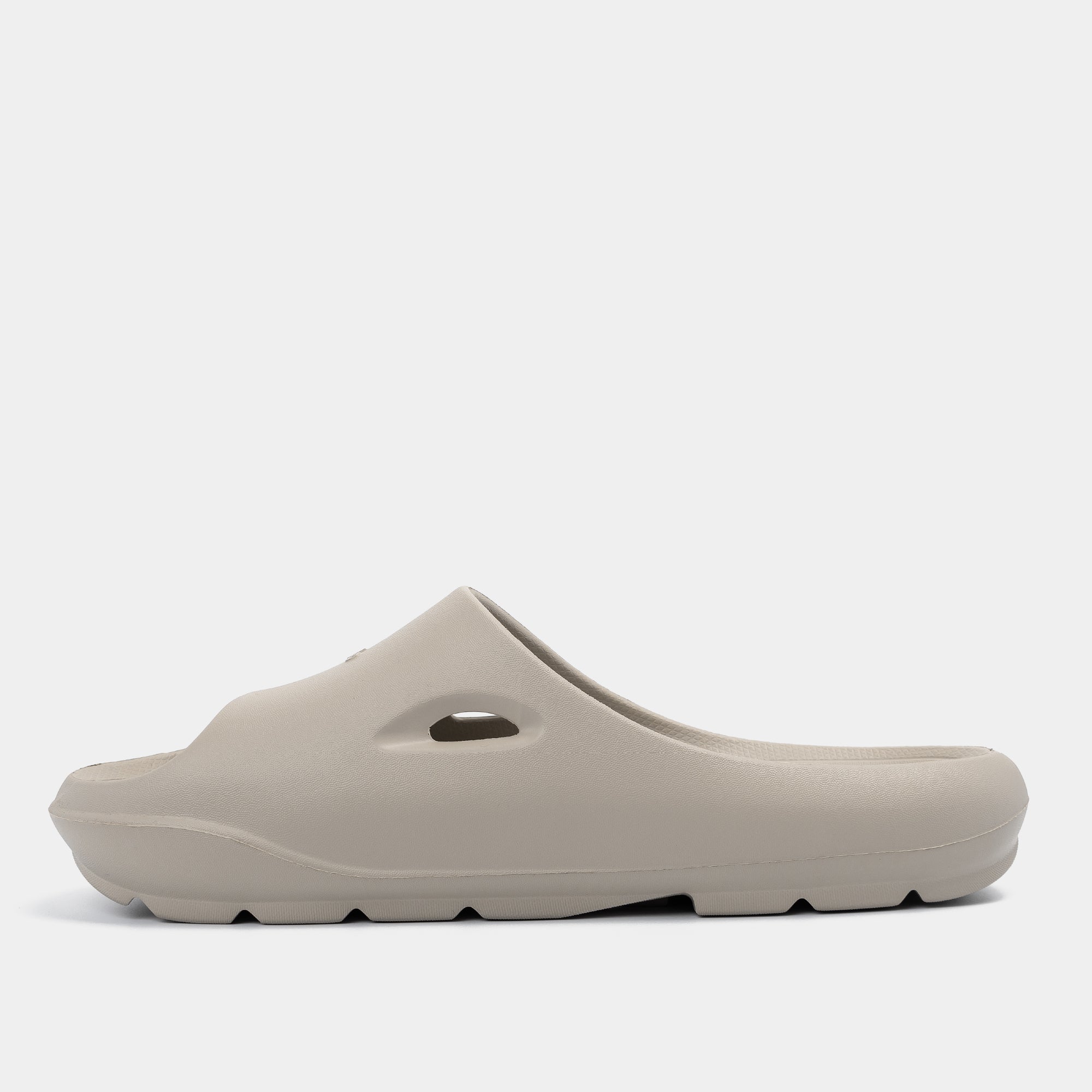 Dép bánh mì nhựa đúc Trendy 6 unisex nâu nhạt