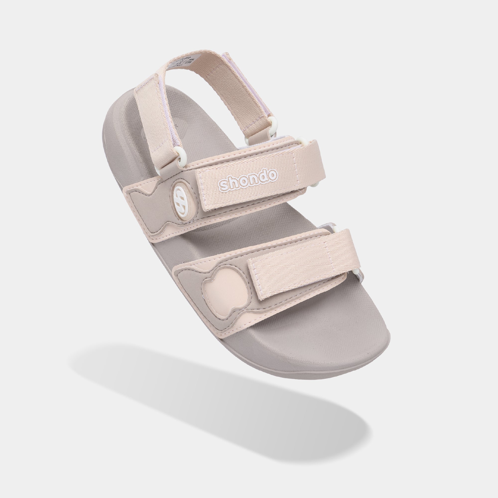 Sandal Platy 7 quai ngang nữ hồng