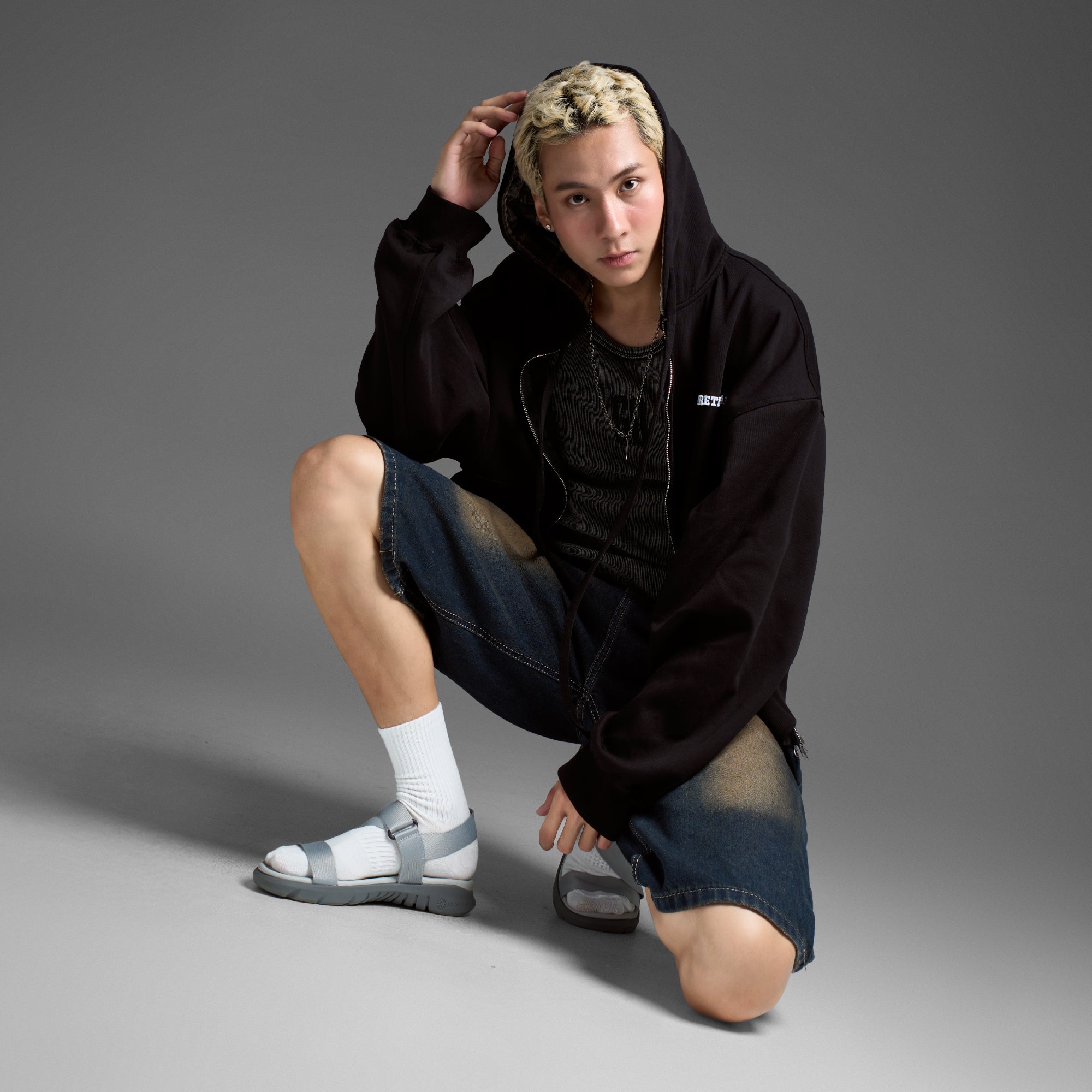 Giày Sandal Shondo F6S Lite Unisex Màu Xám