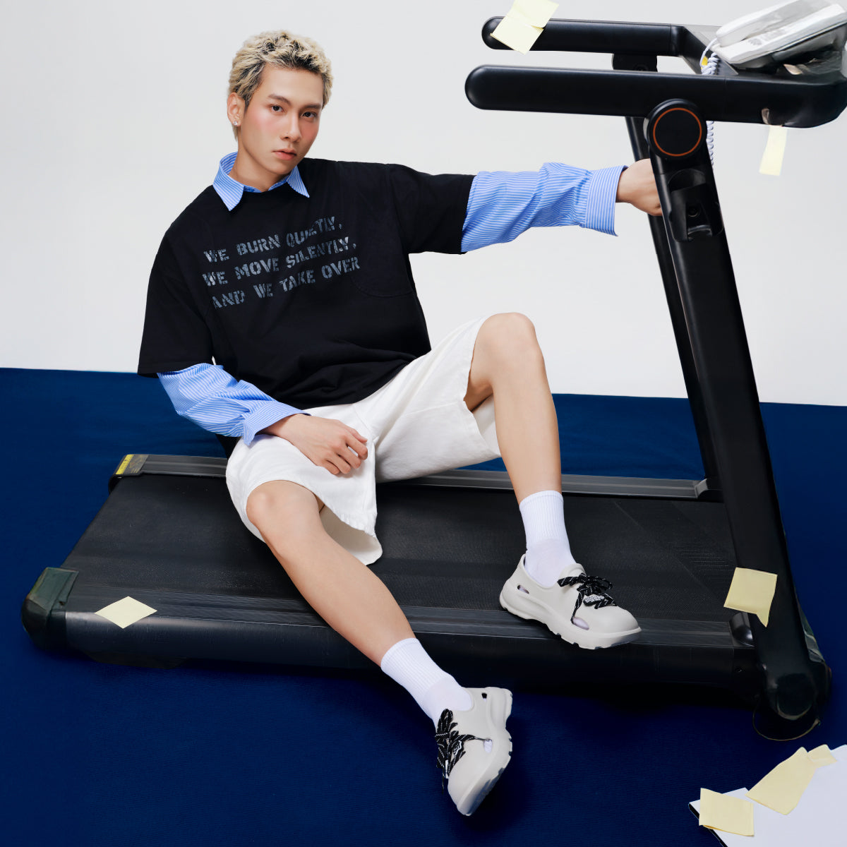 Giày Sneaker EZI Limax unisex xám