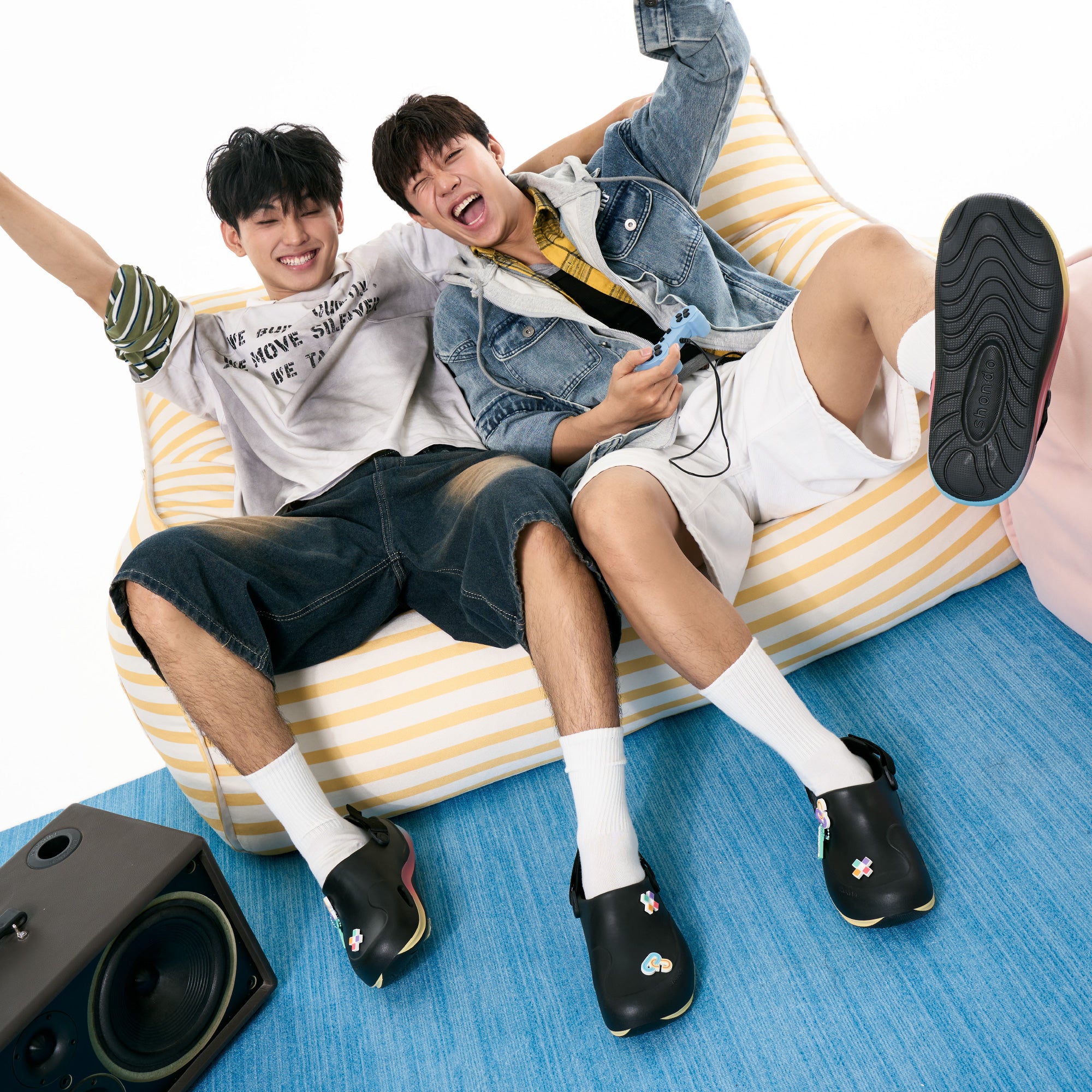 Clog Suke PRIDE unisex đen