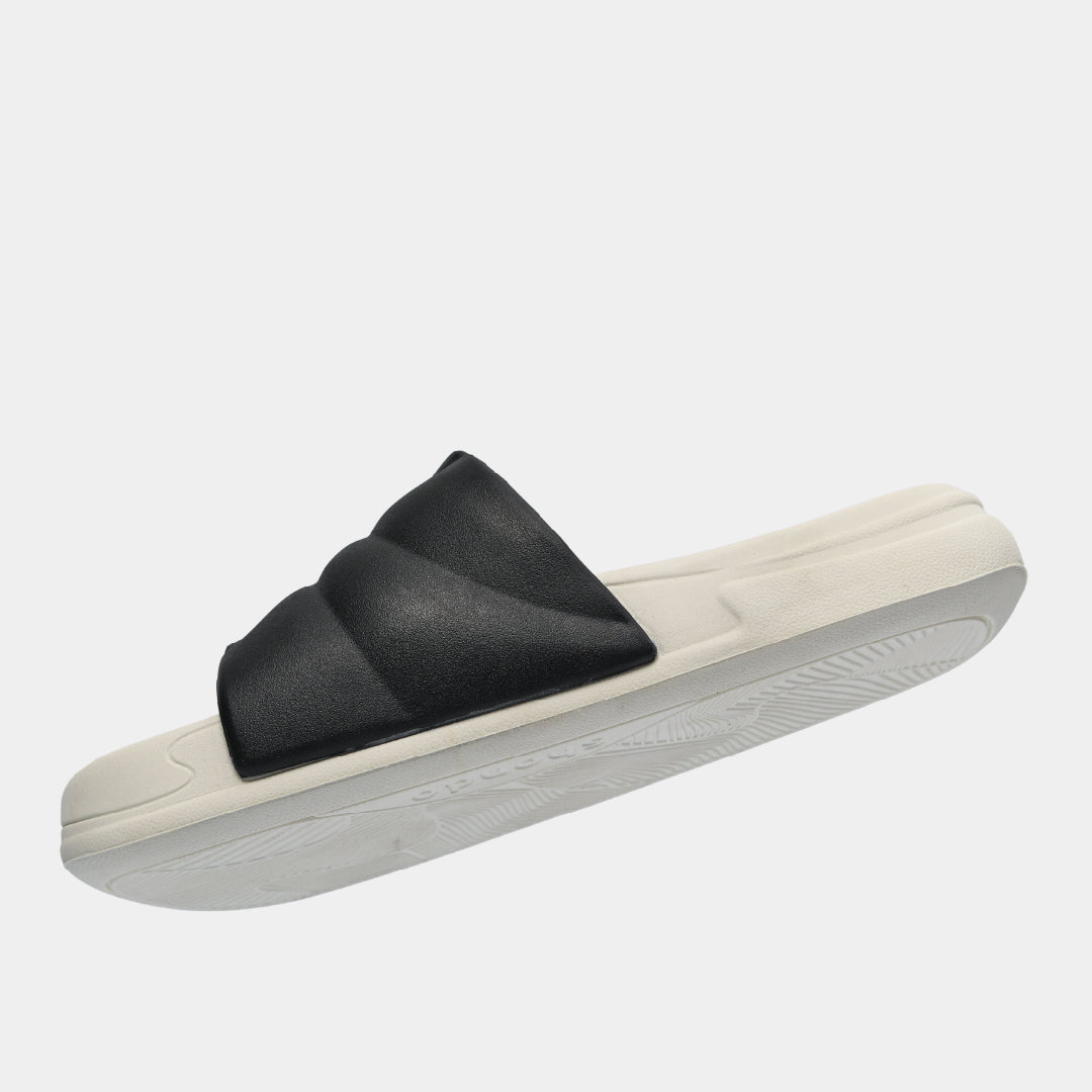 Dép bánh mì Trendy 5 quai nhựa đen