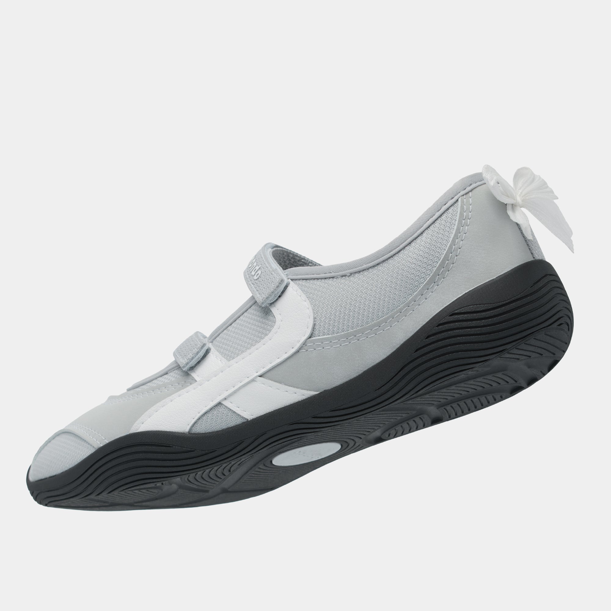 Giày Sneaker ballet Minie nơ nữ xám xanh