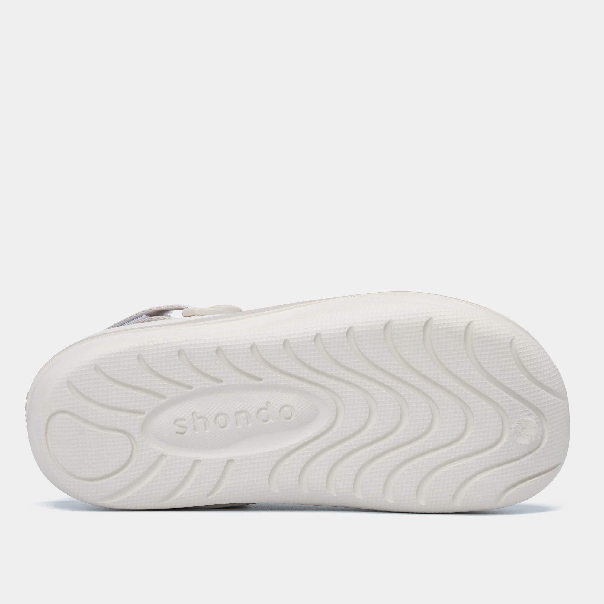 Giày Clog Suke Viền Đế Unisex Trắng Kem