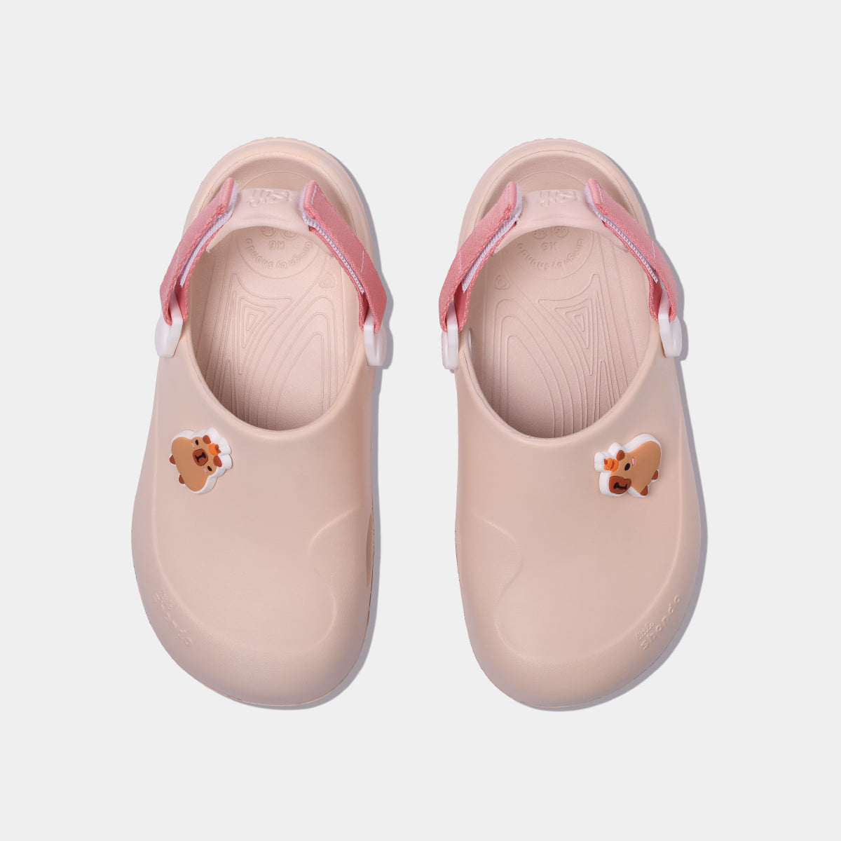 Clog Little Suke bé gái nhựa đúc hồng