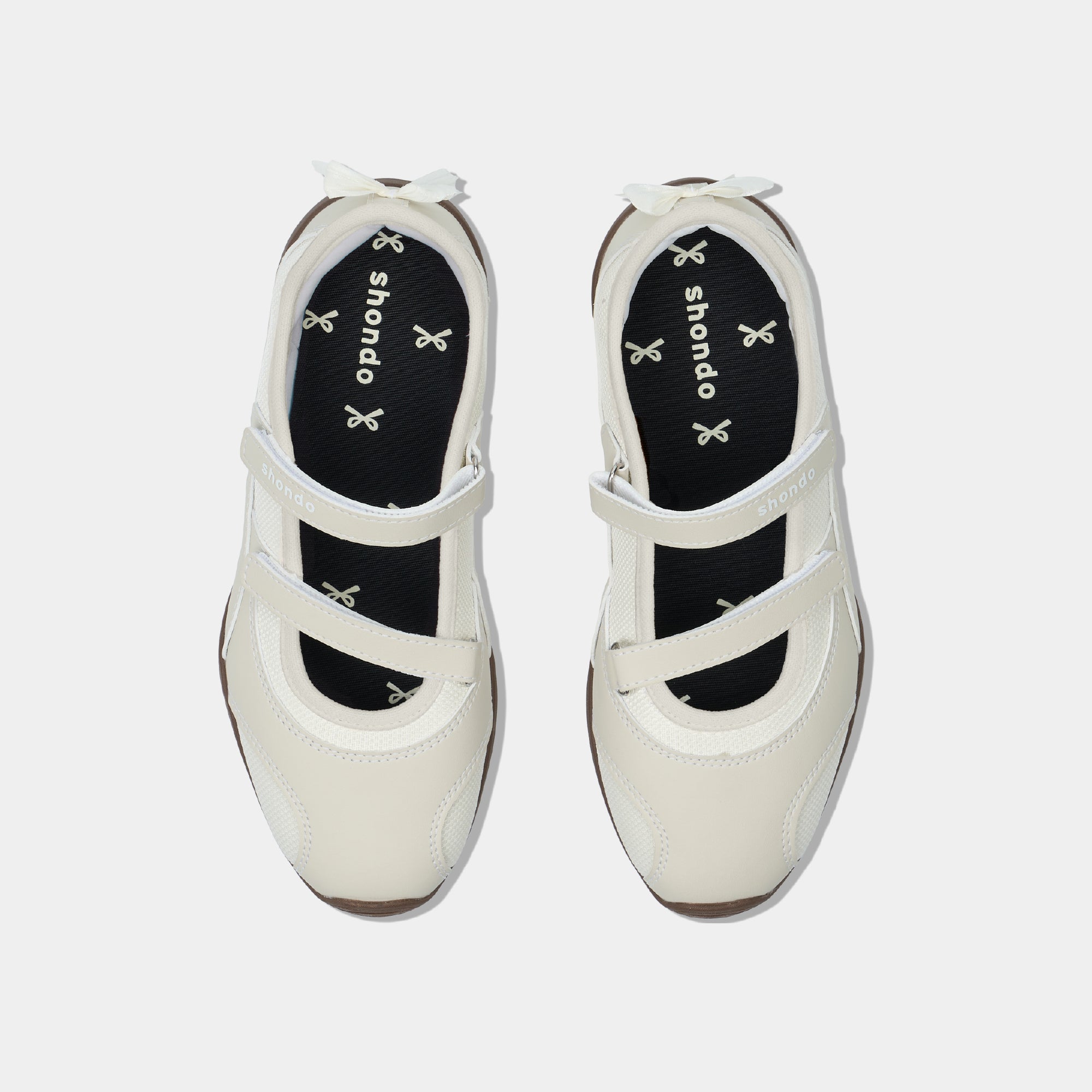 Giày Sneaker Ballet Minie Phối Nơ Nữ Be