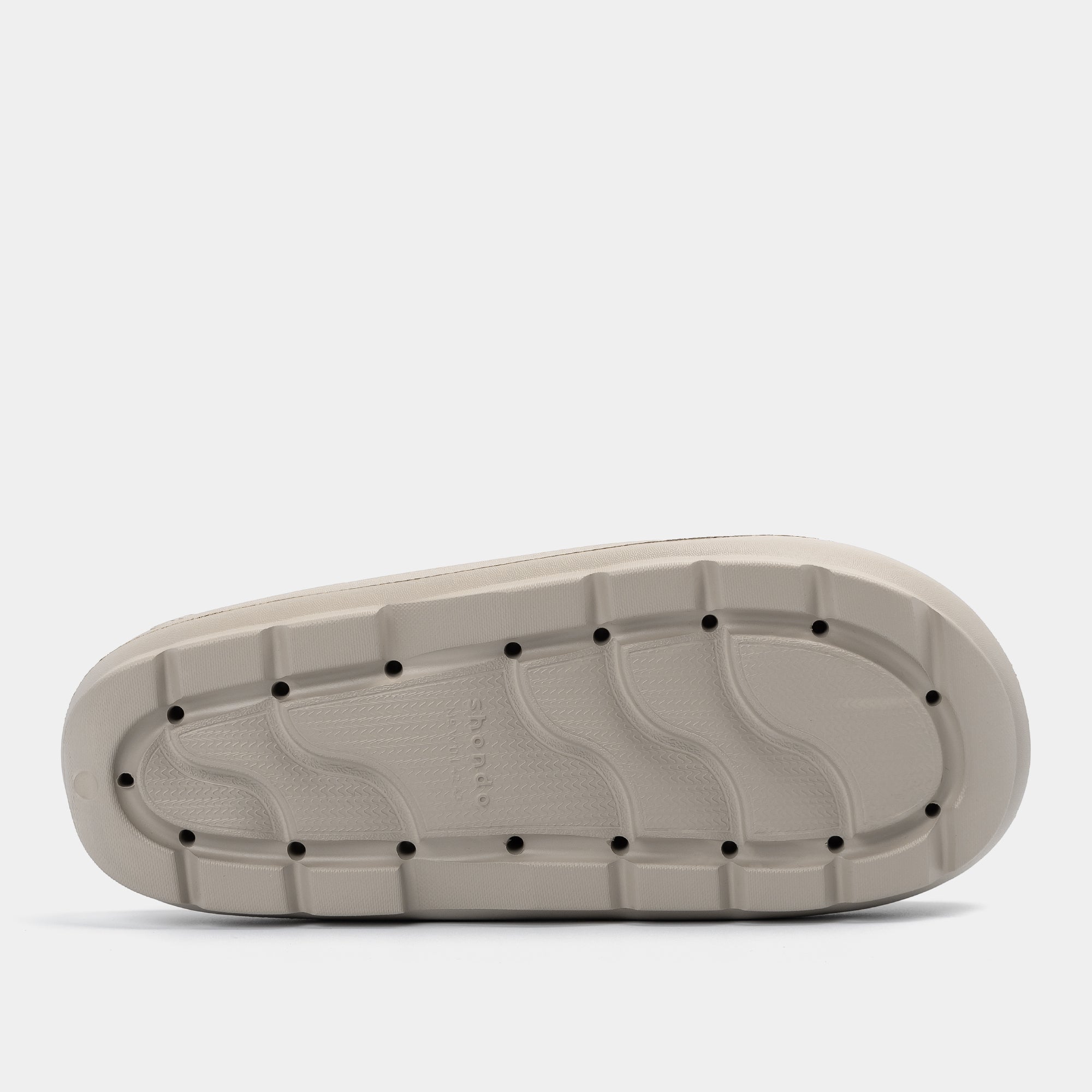 Dép bánh mì nhựa đúc Trendy 6 unisex nâu nhạt