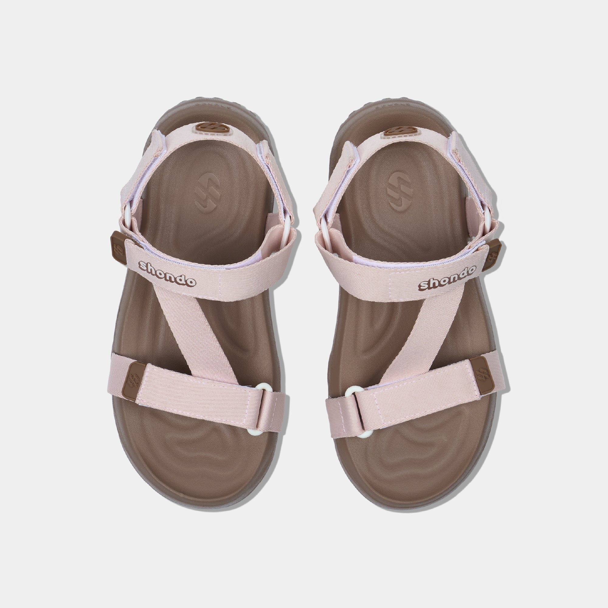 Sandal F11 quai chéo nữ hồng