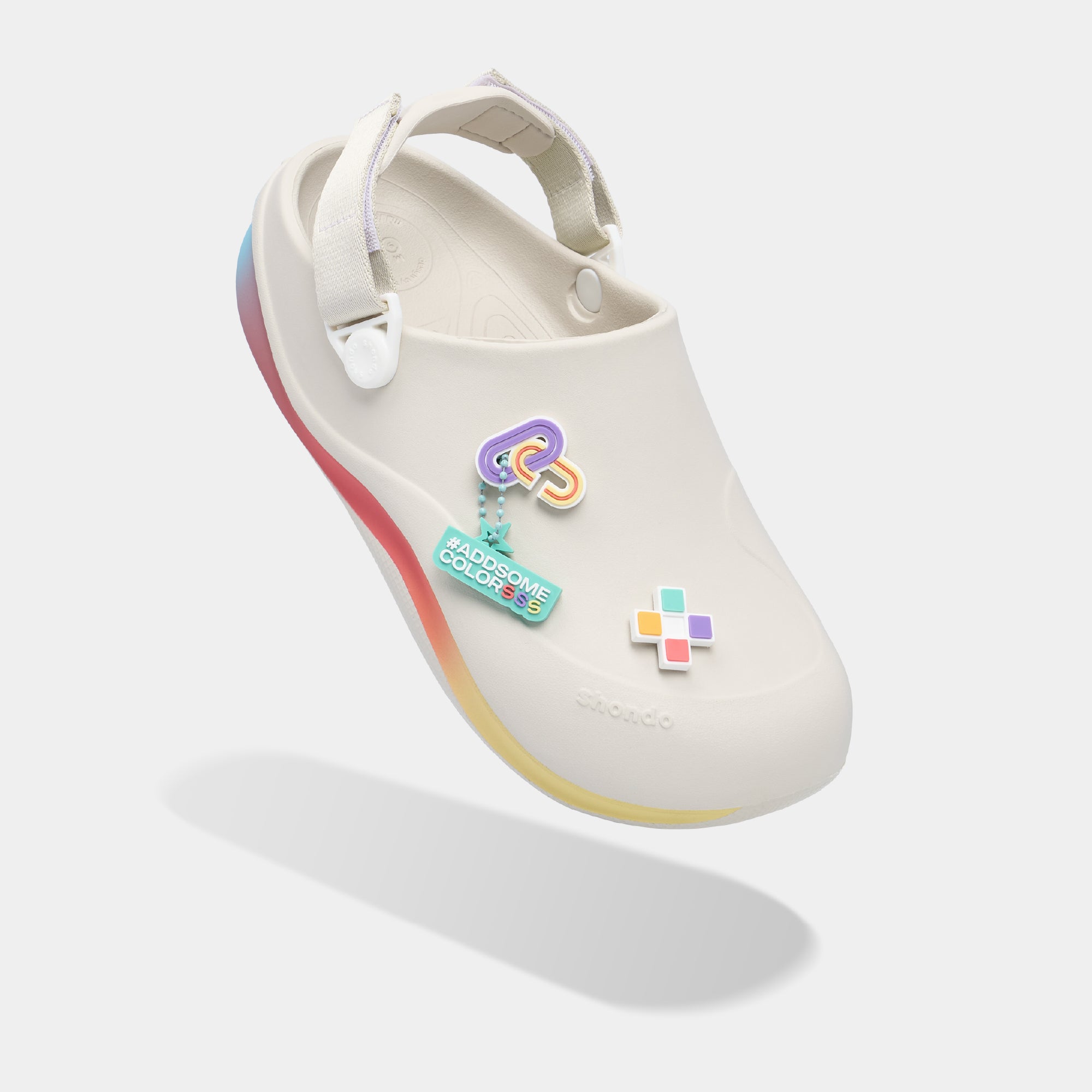 Clog Suke PRIDE unisex trắng kem
