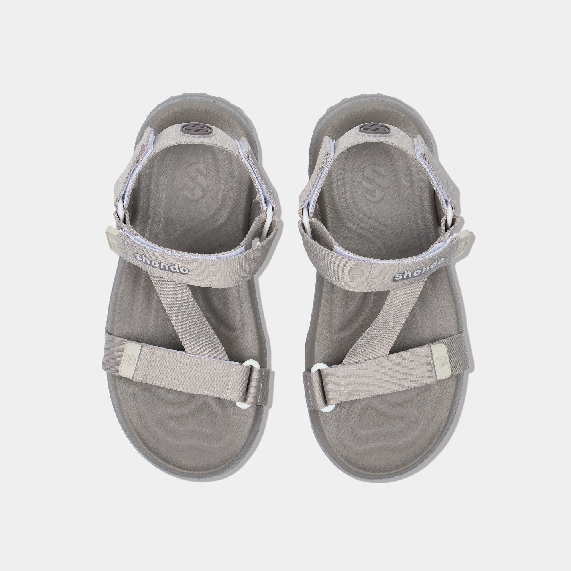 Sandal F11 Quai Chéo Unisex Nâu