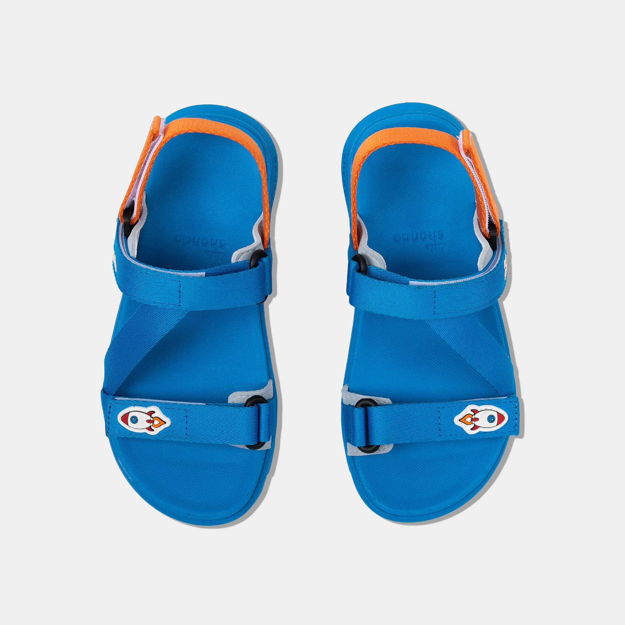 Sandal bé trai Little 6 xanh dương