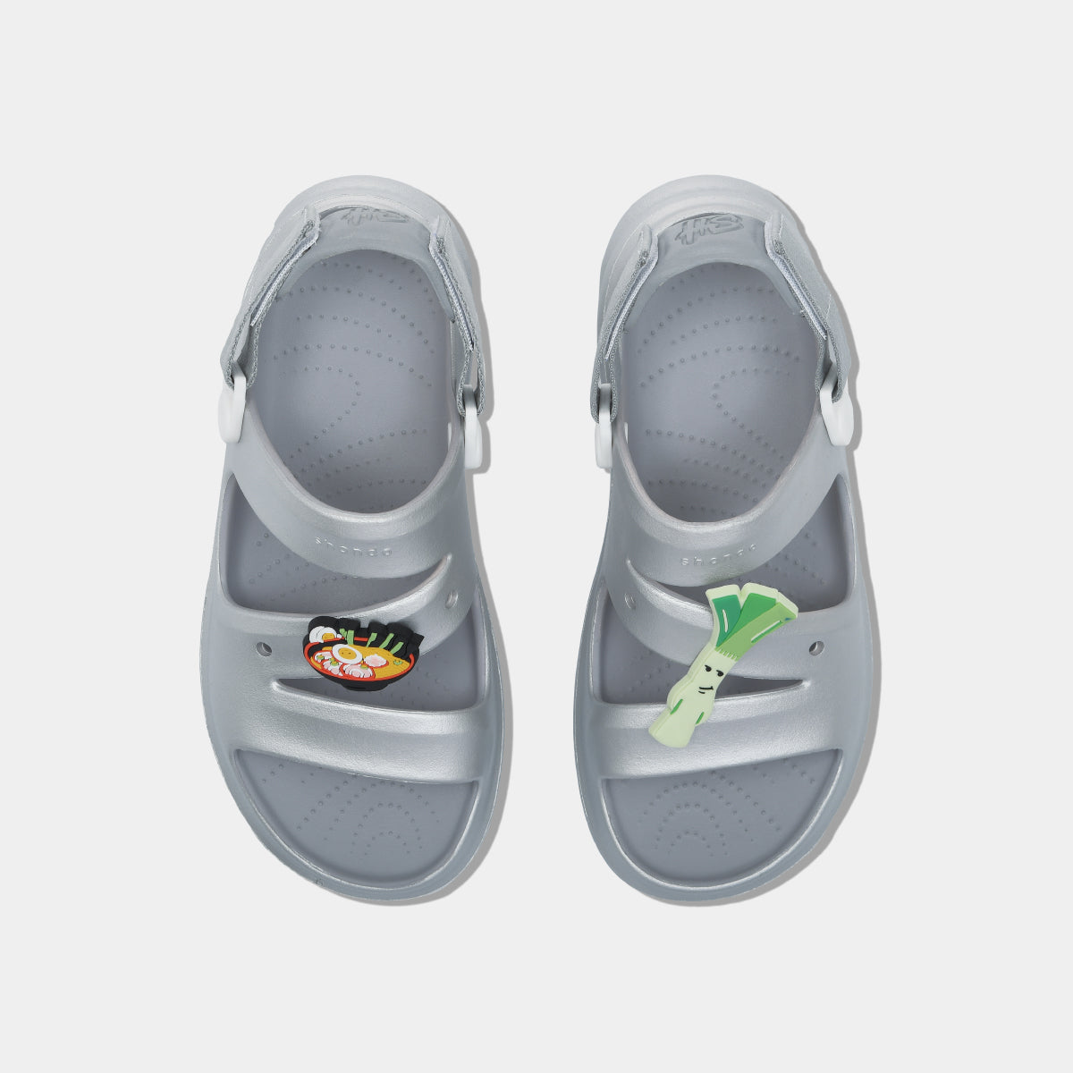 Sandal FX nữ nhựa đúc metallic