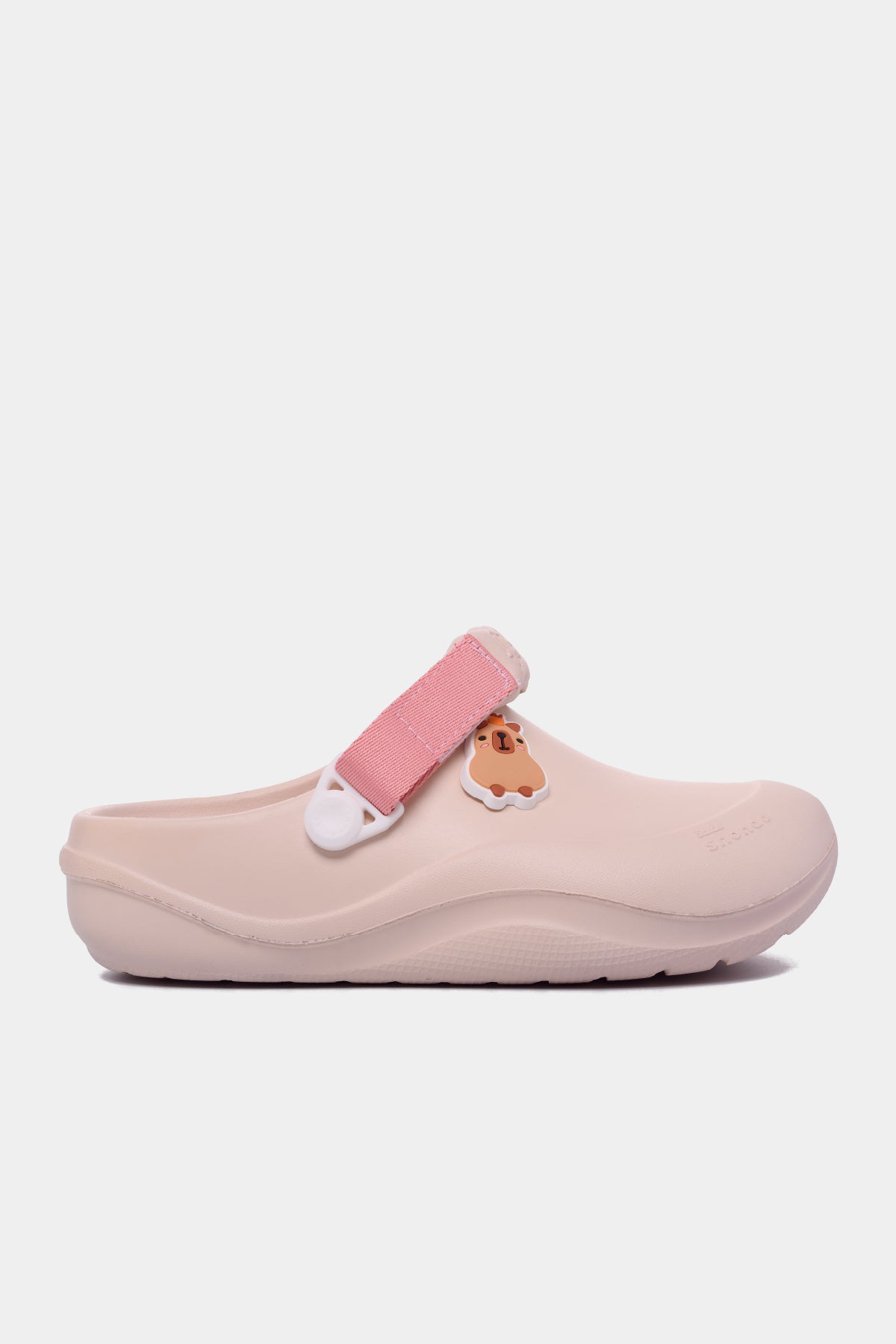 Clog Little Suke bé gái nhựa đúc hồng