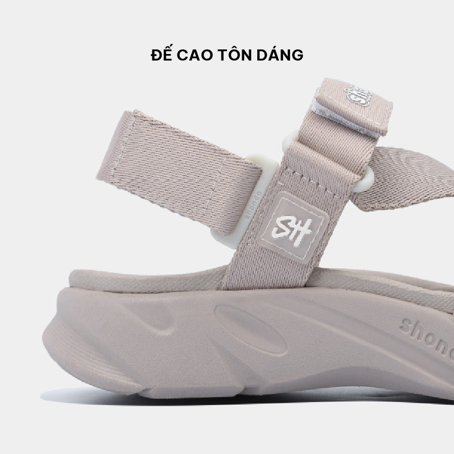 Sandal nữ F8M nâu
