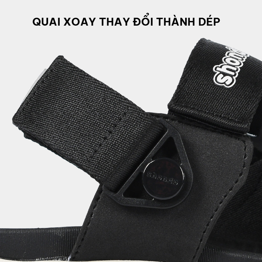 Sandals F8B trắng đen